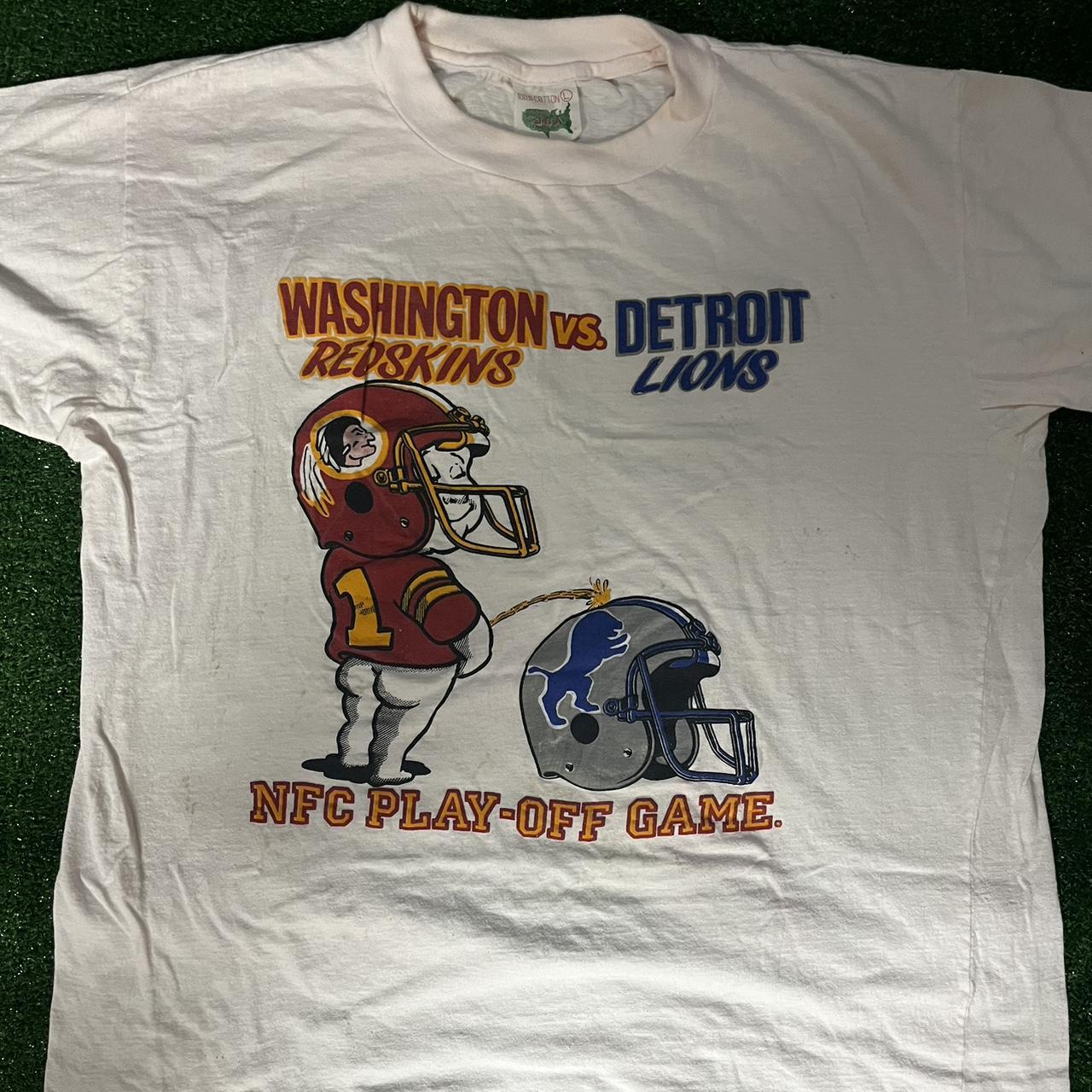 VINTAGE NFL WASHINGTON REDSKINS TEE SHIRT 1991 SIZE MEDIUM