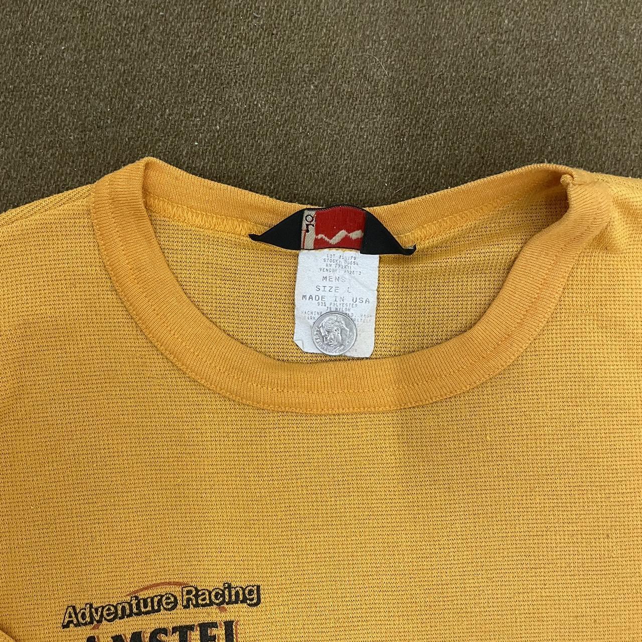 L.L.Bean Men's Yellow and Black T-shirt | Depop