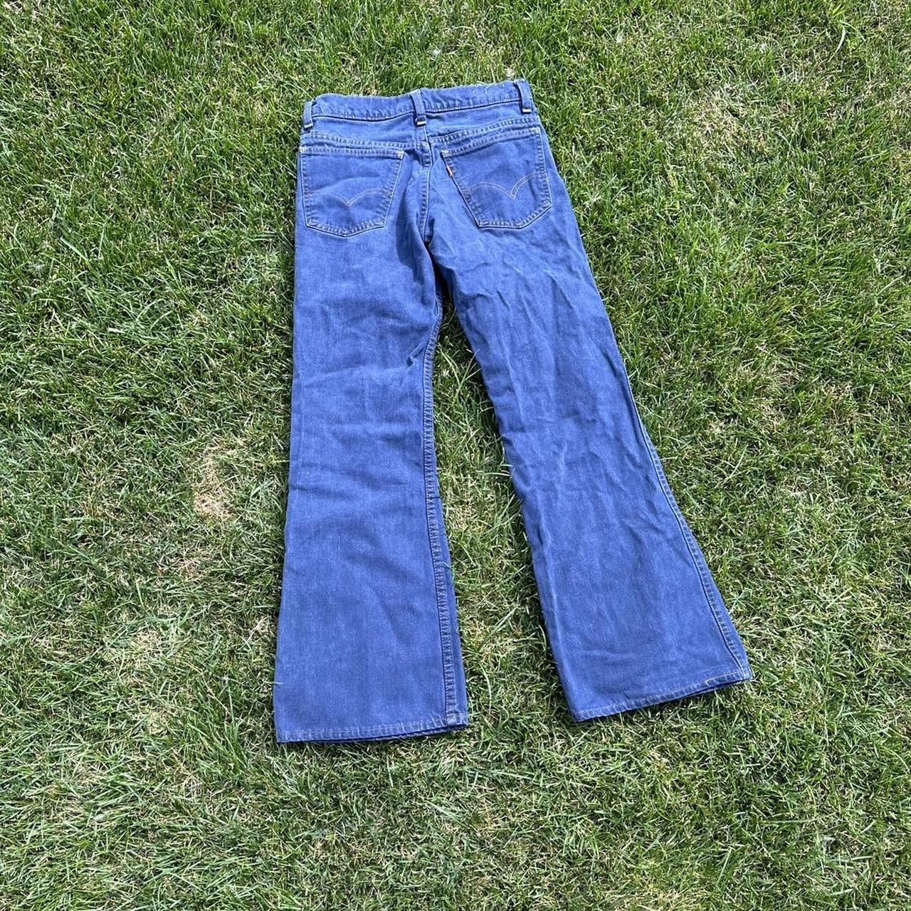 Vintage 1980s levis 684 orange tab bell bottom jeans...