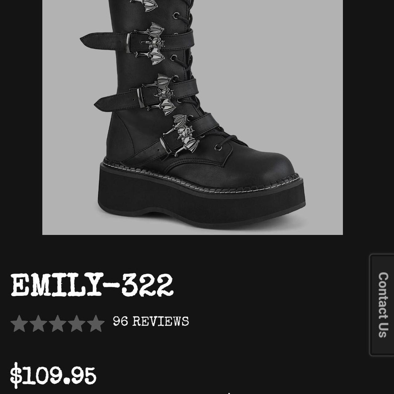 demonia emily 315 black