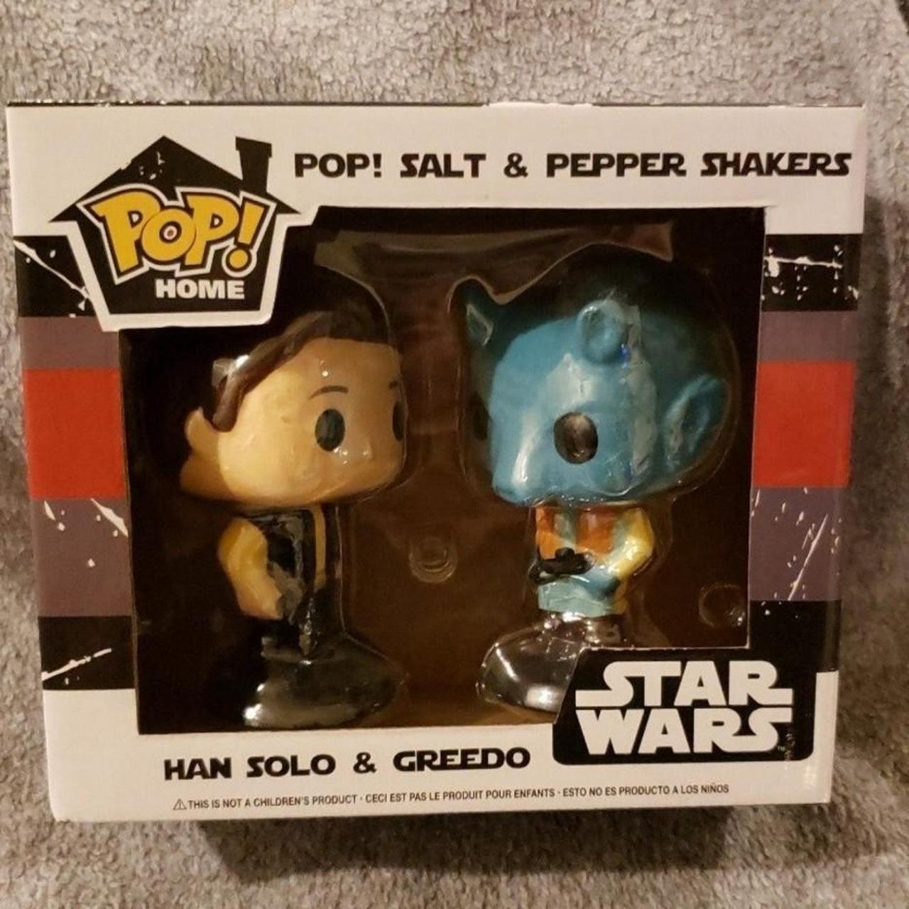 Funko Pop Home Star Wars Han Solo & Greedo Salt & Pepper Shakers Brand  NEW!!!