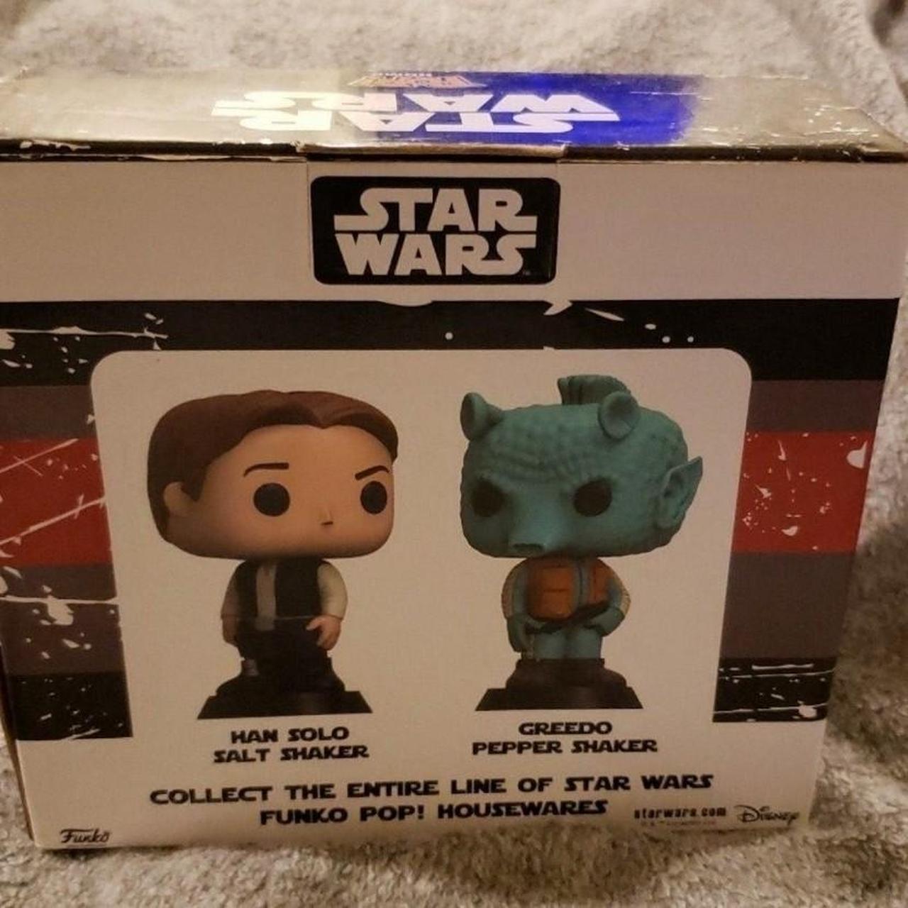 Funko Pop! Star Wars Han Solo and Greedo Salt and Pepper Shakers