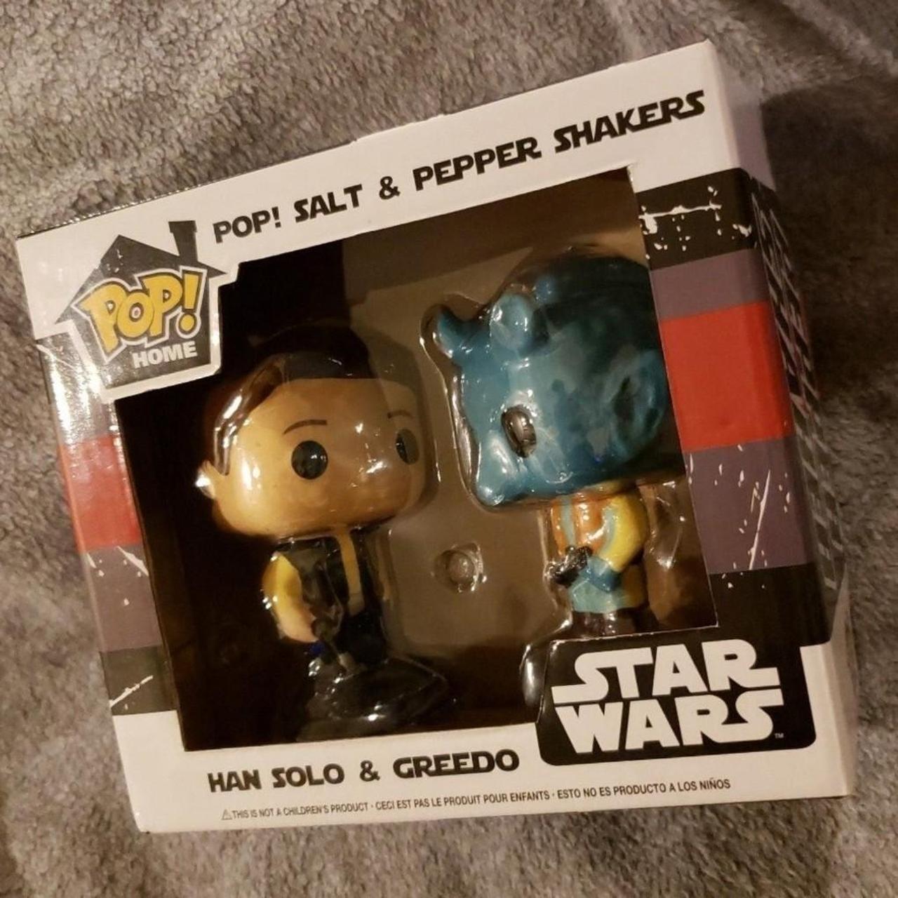 Funko Pop Home Star Wars Han Solo & Greedo Salt & Pepper Shakers Brand  NEW!!!
