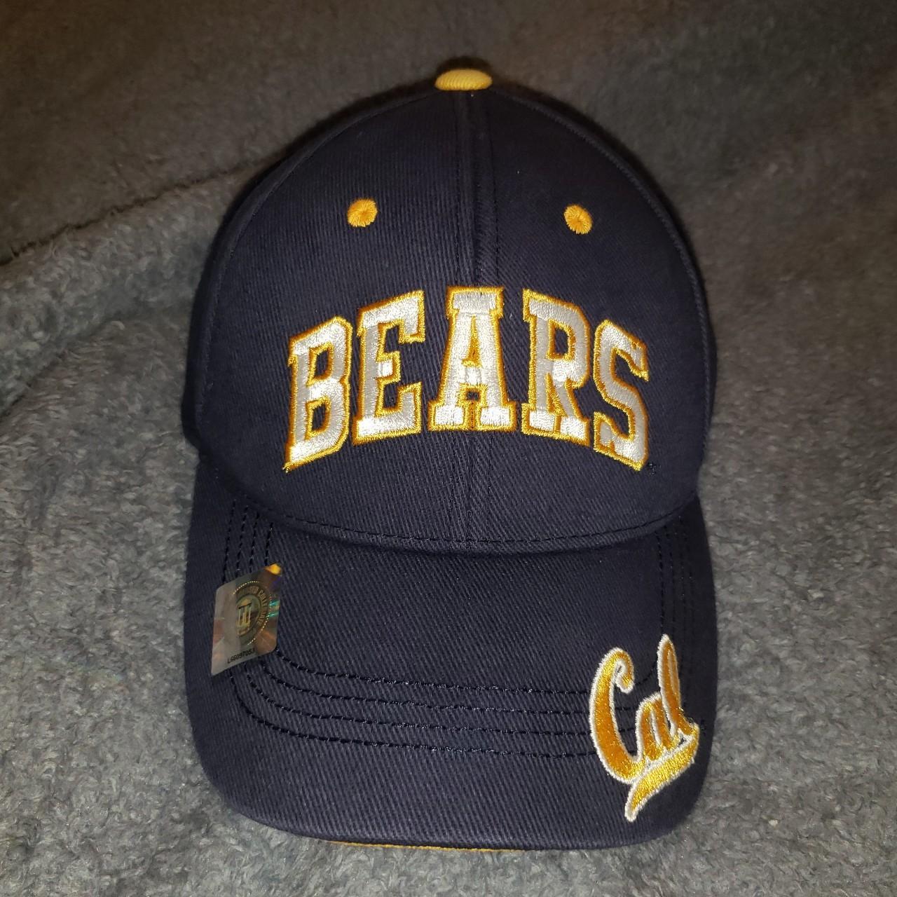 CAL BERKELEY GOLDEN BEARS Logo Strapback Hat. - Depop