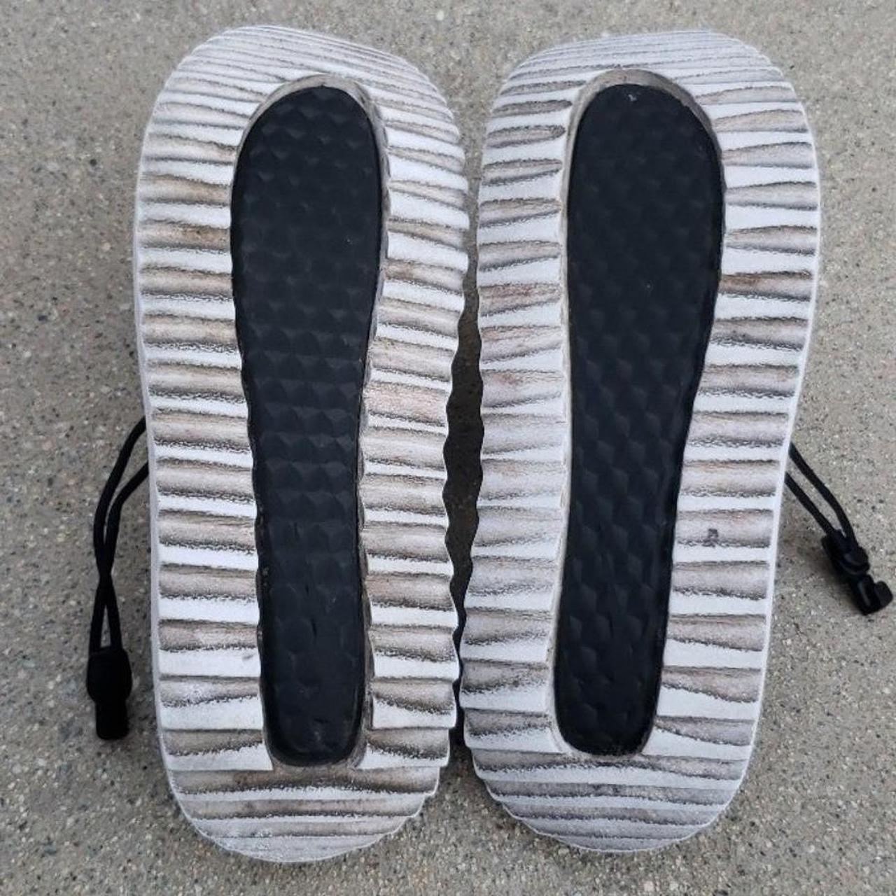 NIKE Asuna Slides Sandals. Black/White colorway. | Depop