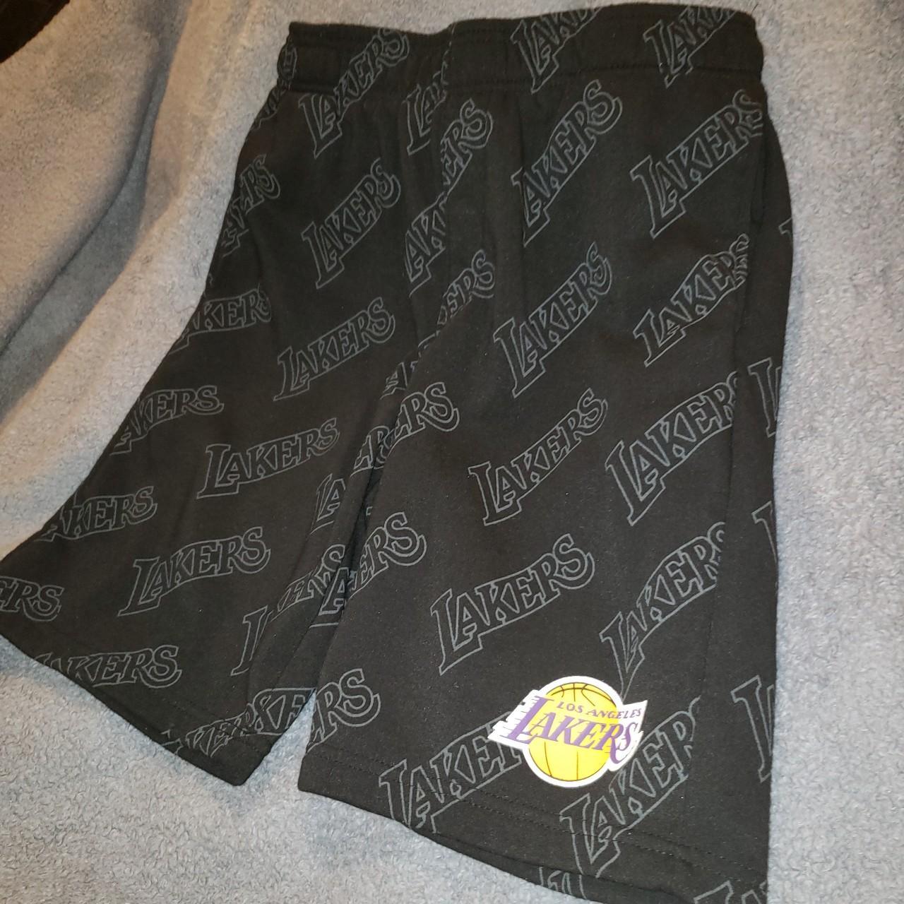 Gray, NBA Los Angeles Lakers Shorts (NBA Brand) - - Depop