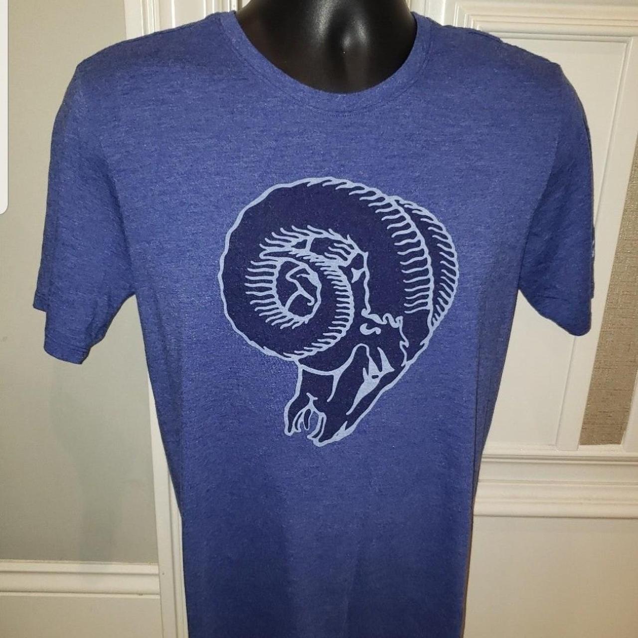 LA Rams NFL Team Logo Blue T-Shirt