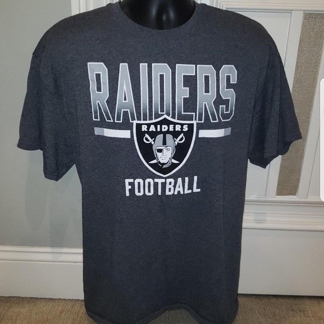 Las Vegas Raiders Team Logo Grey T-Shirt