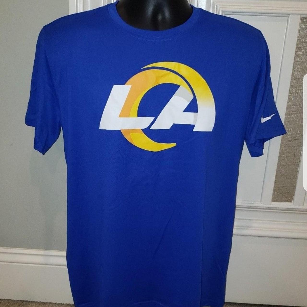 NWOT Nike Dri-Fit Los Angeles Rams NFL yellow and - Depop