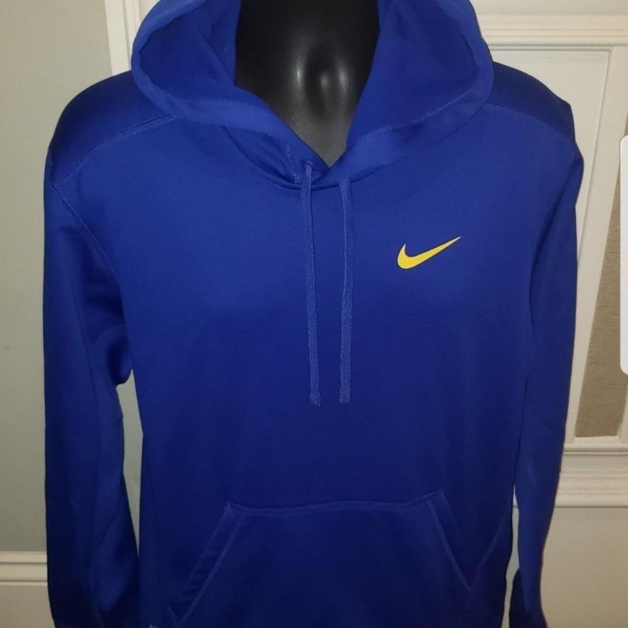 Yellow and discount blue nike hoodie