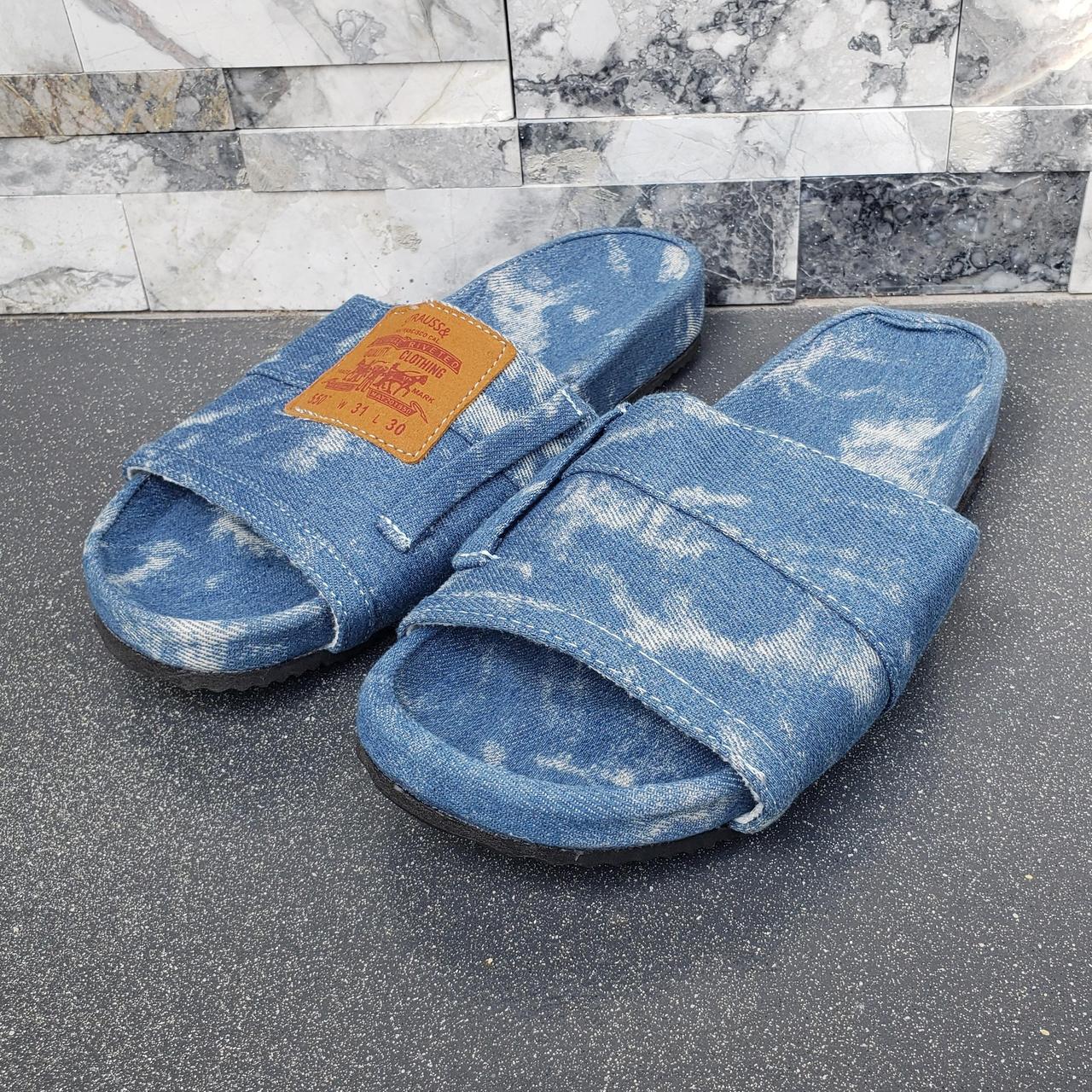 Levi discount denim slides