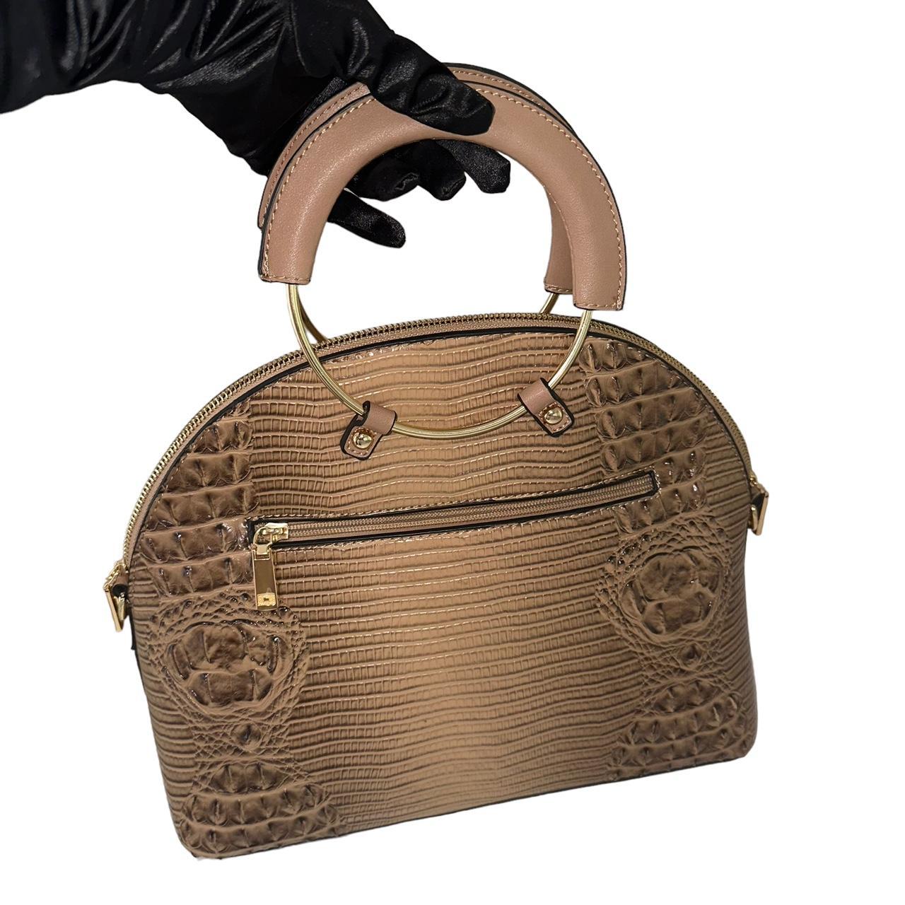 Fashion Crocodile Pattern Handbag Luxury Faux Leather - Temu Australia