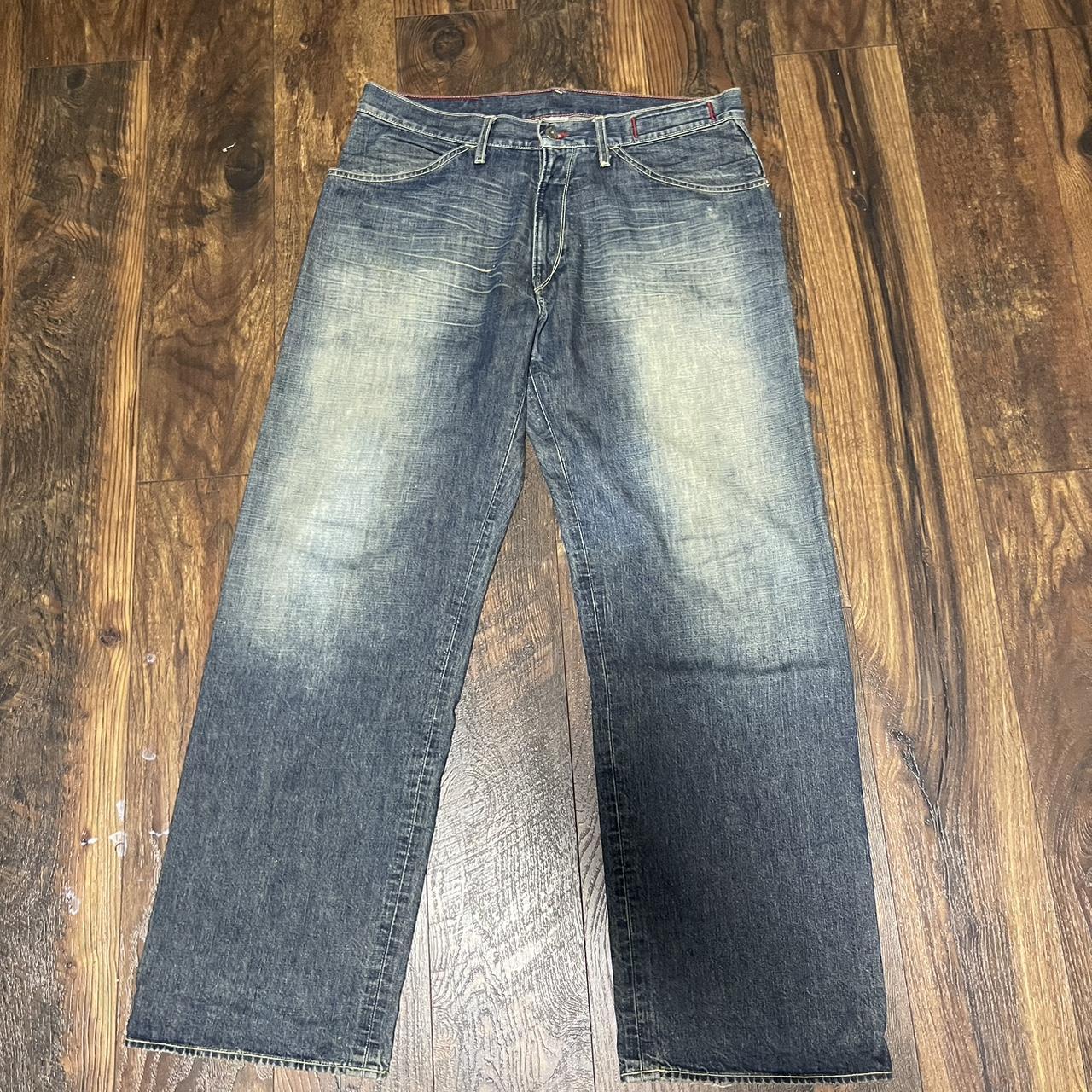 2000s Guess denim Minor heal bite and obvious... - Depop