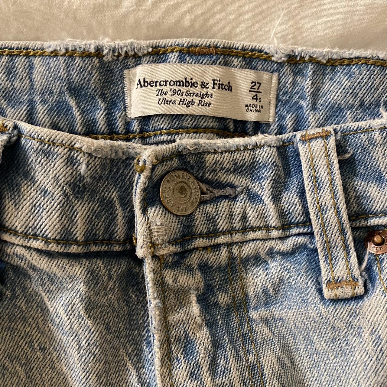 Abercrombie & Fitch curve love 90s straight ultra... - Depop