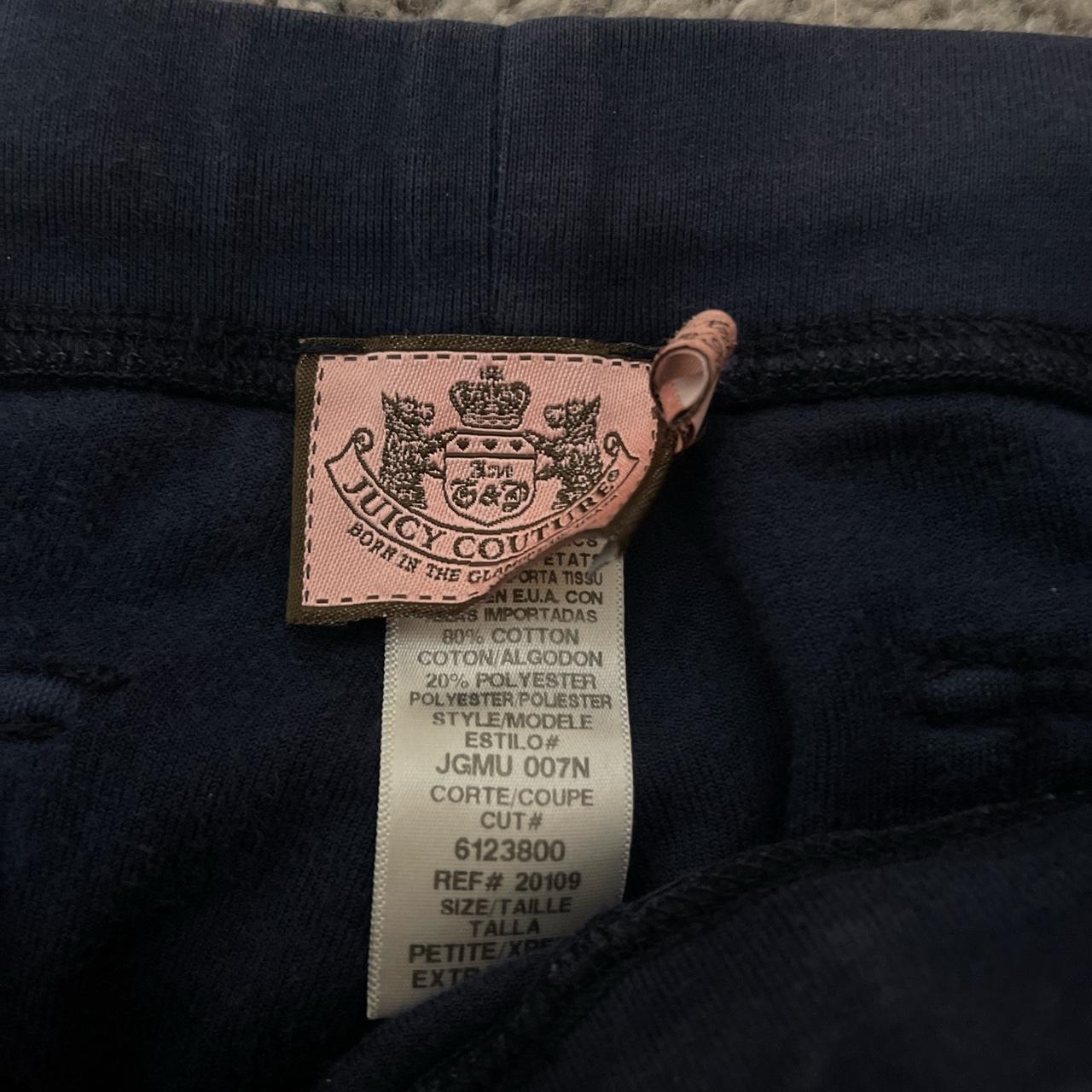 Juicy Couture Women's Navy Trousers | Depop