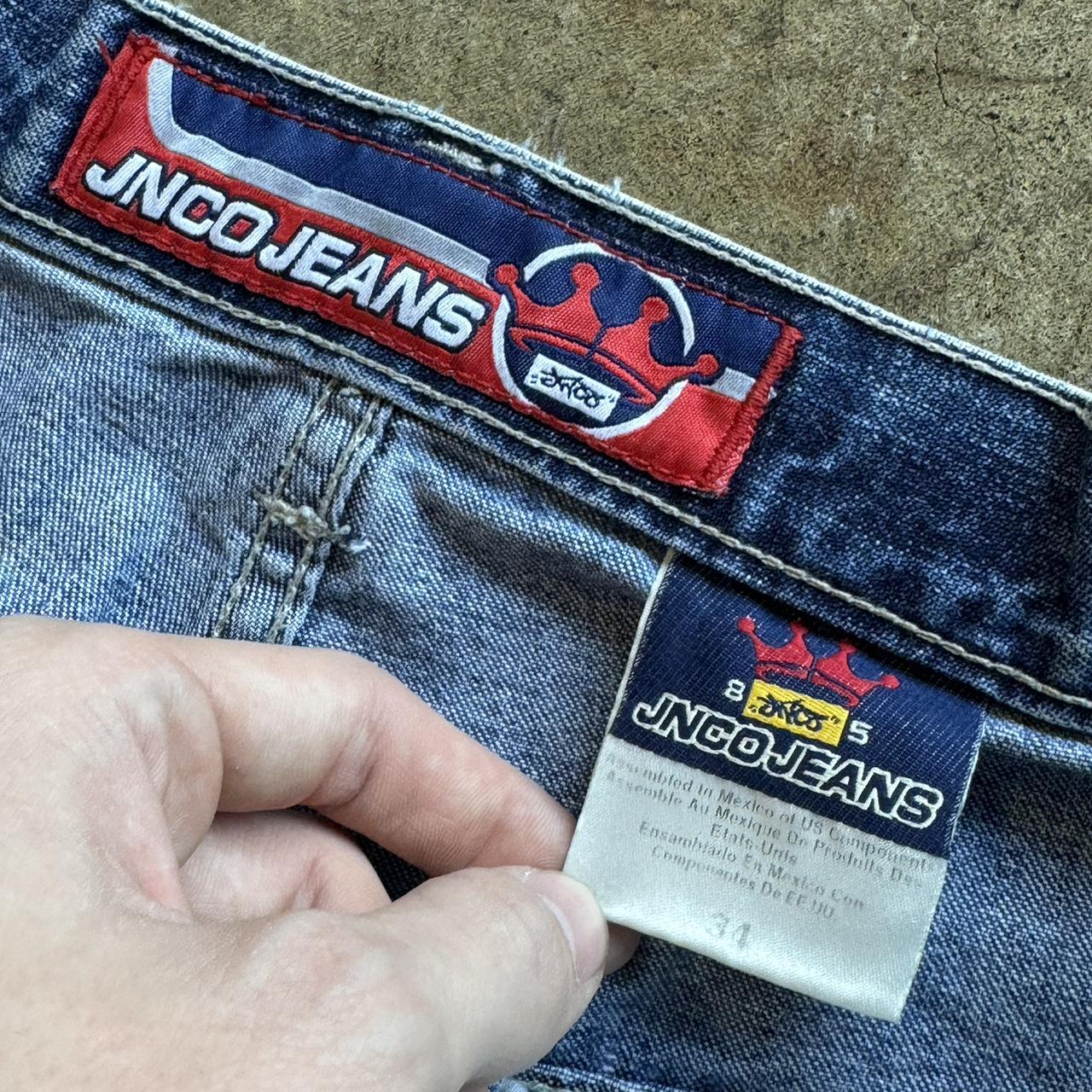 JNCO chain jorts !! super rare jnco pocket chain... - Depop