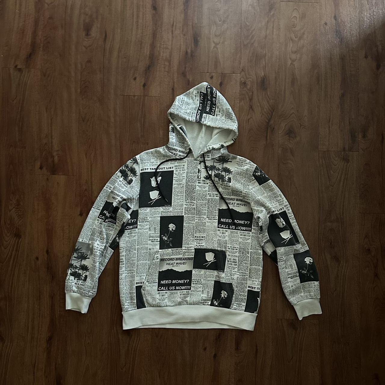 Jordan on sale newspaper hoodie