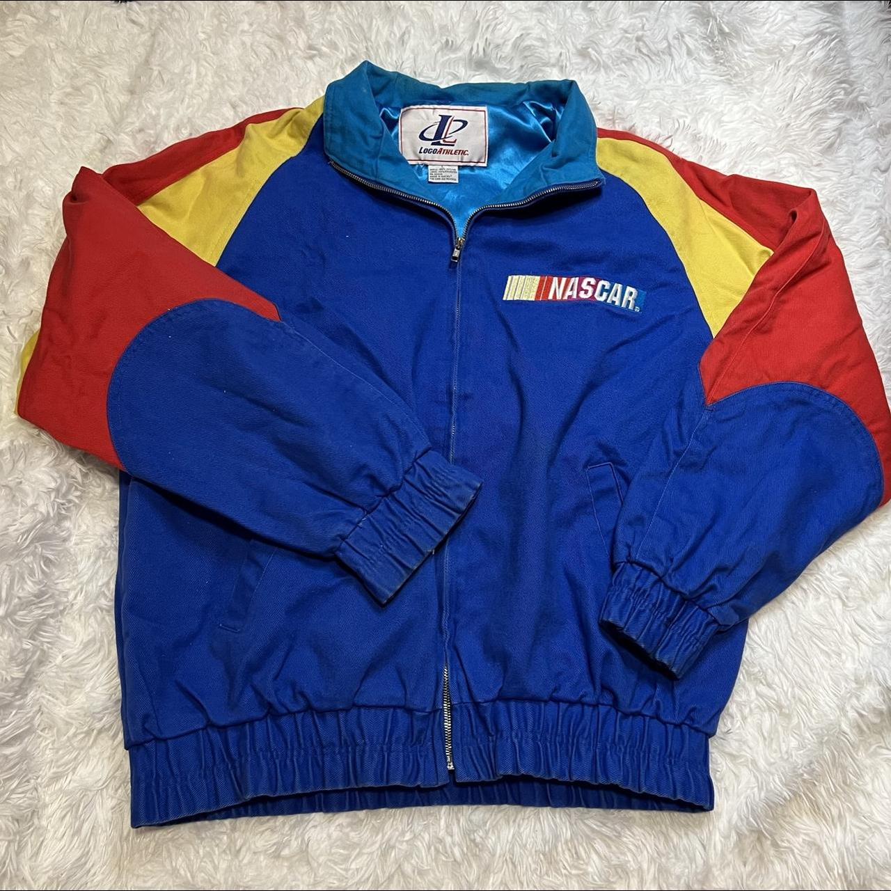 Men's Blue and Red Jacket | Depop