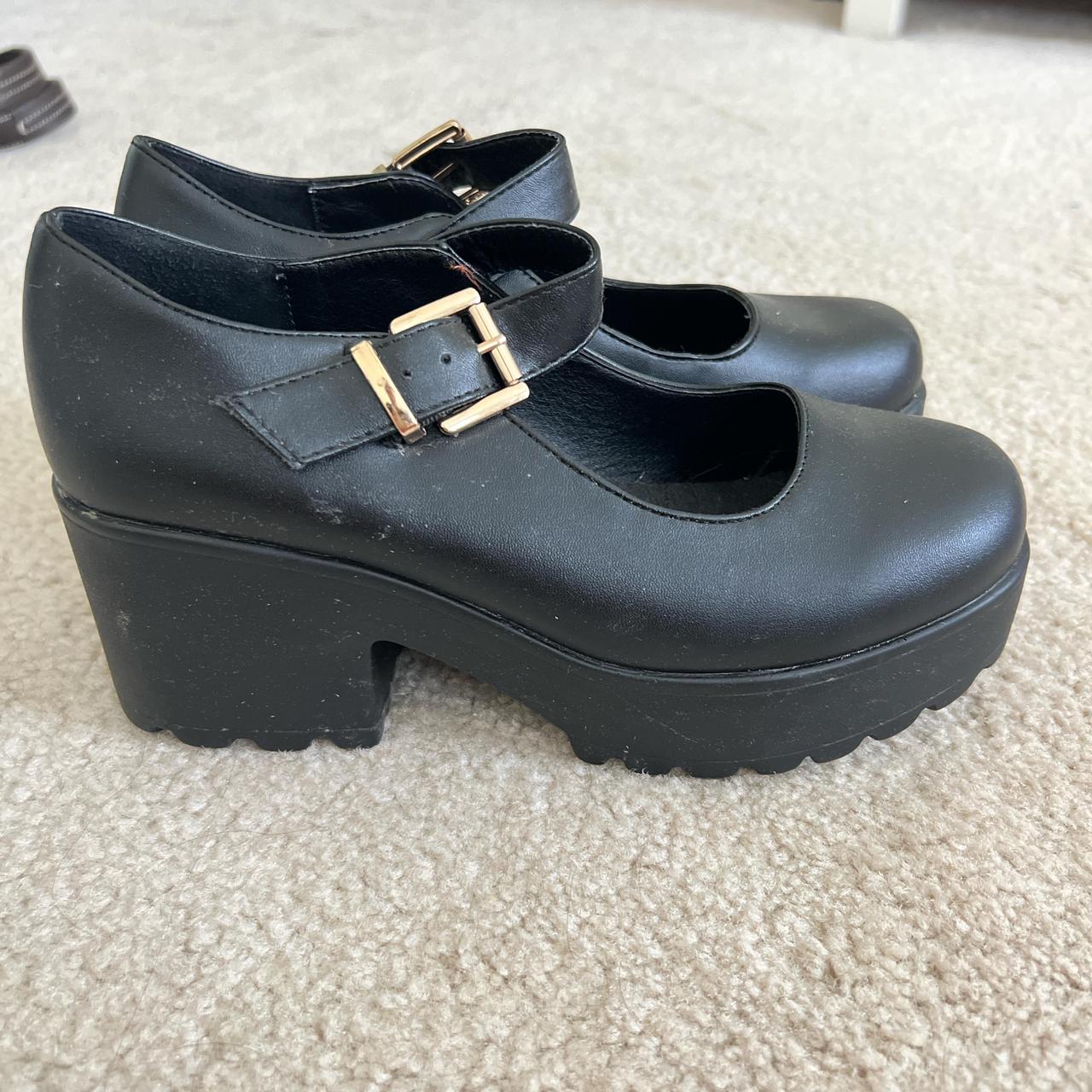 Nasty Gal Mary Janes Good condition Size US 7.5 - Depop