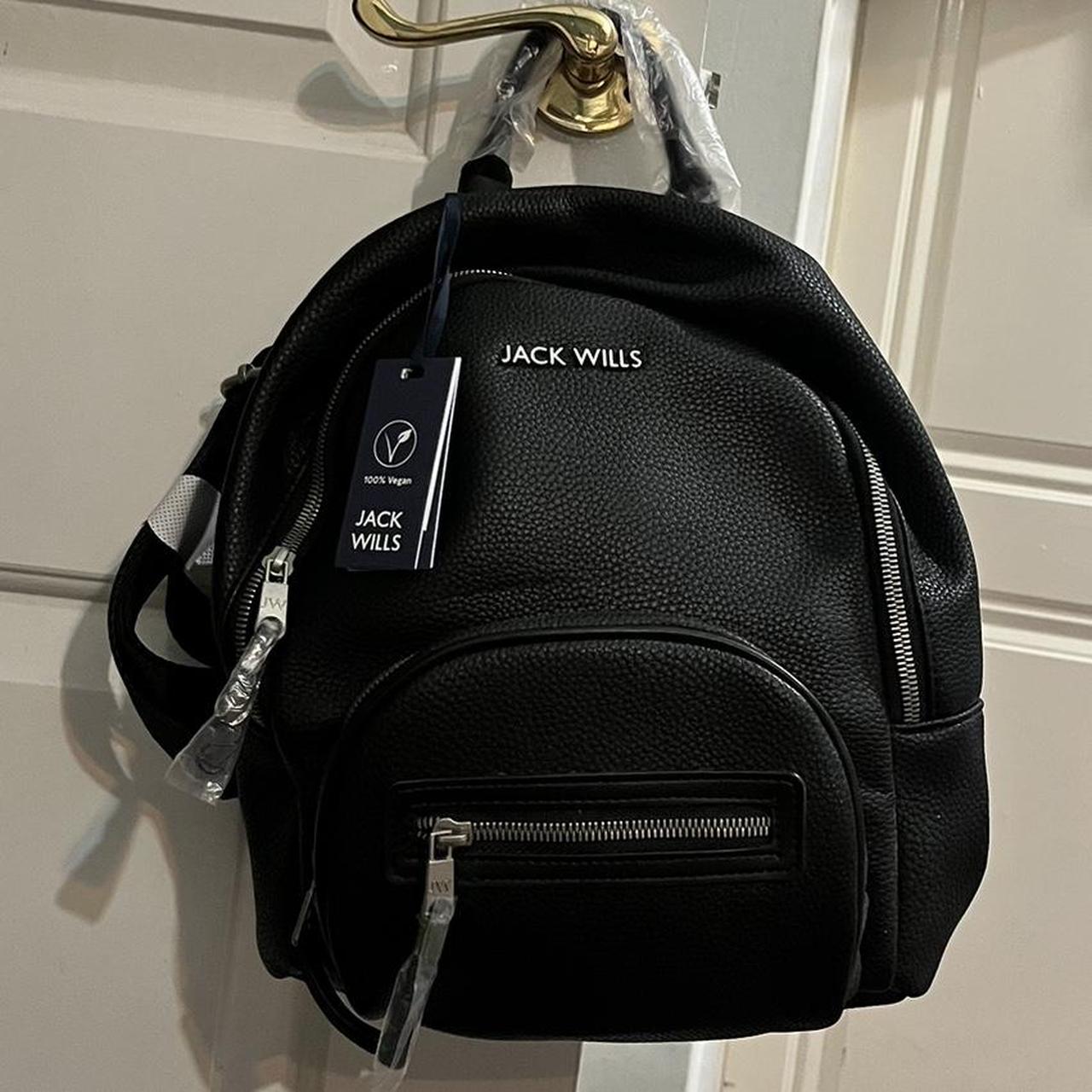 Jack wills black backpack. Haven t used it taken Depop