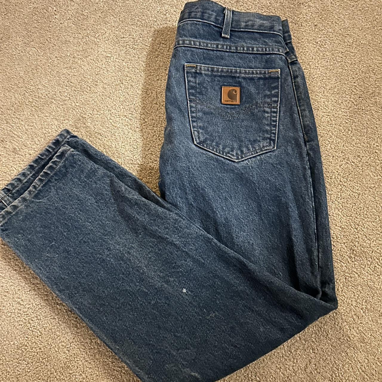 Medium, Carhartt pants, Baggy! - Depop