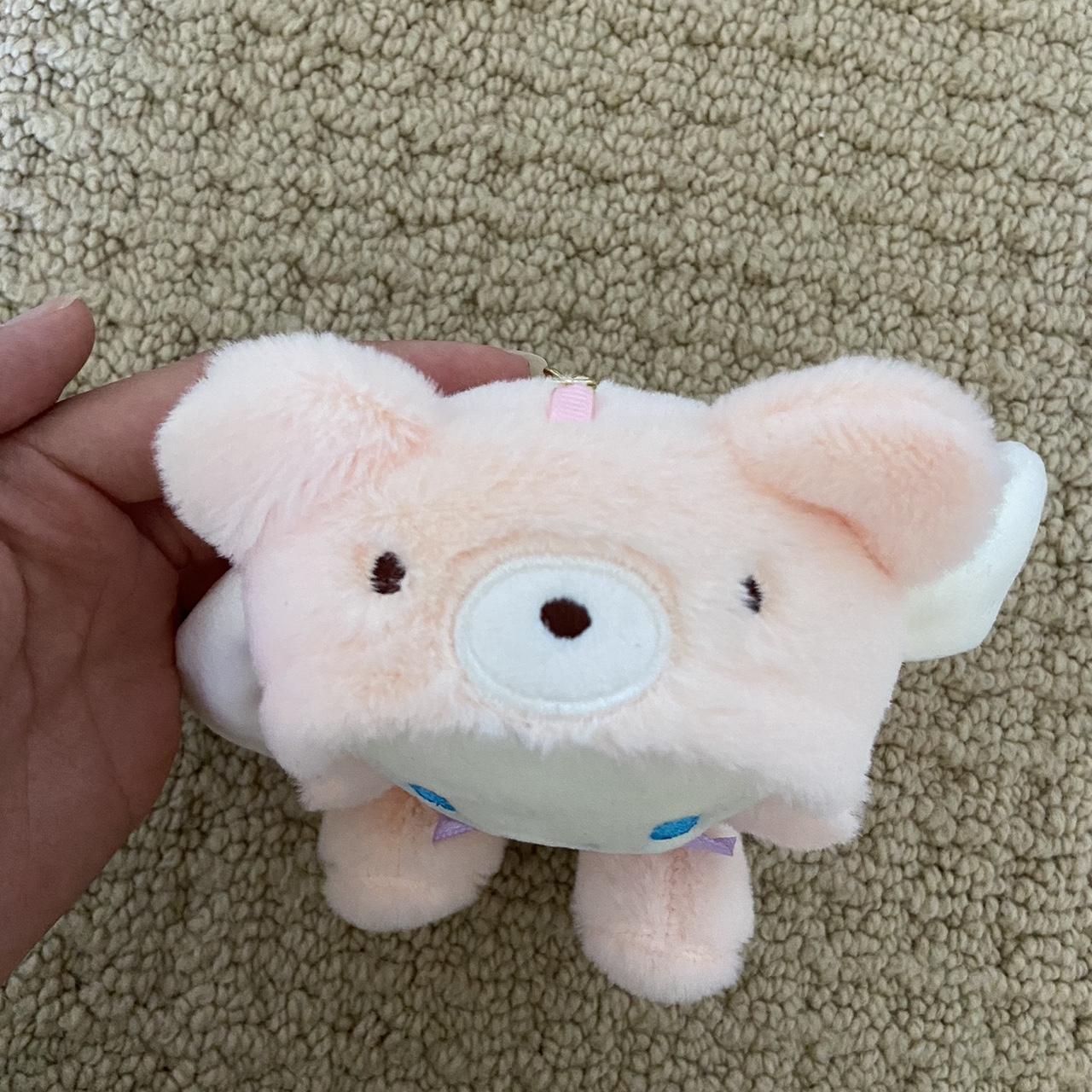 sanrio cinnamoroll pink plush keychain big... - Depop