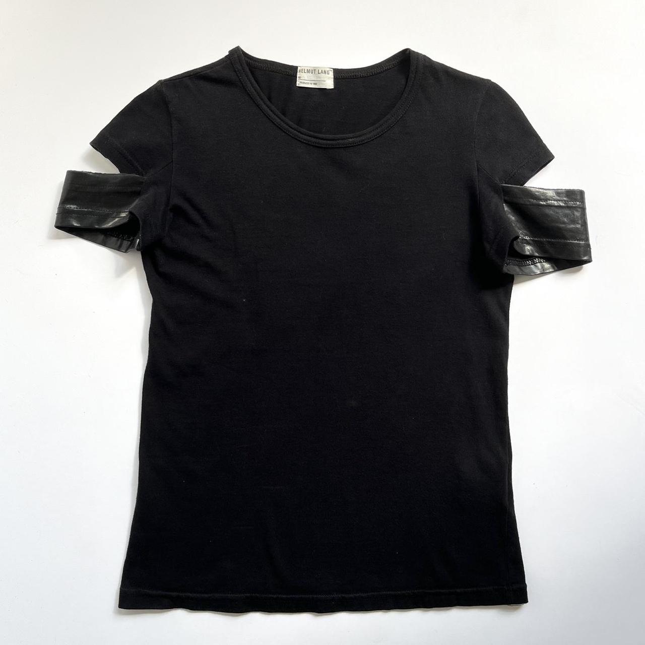 Helmut Lang archive mesh-cotton top Outer 100% | Depop
