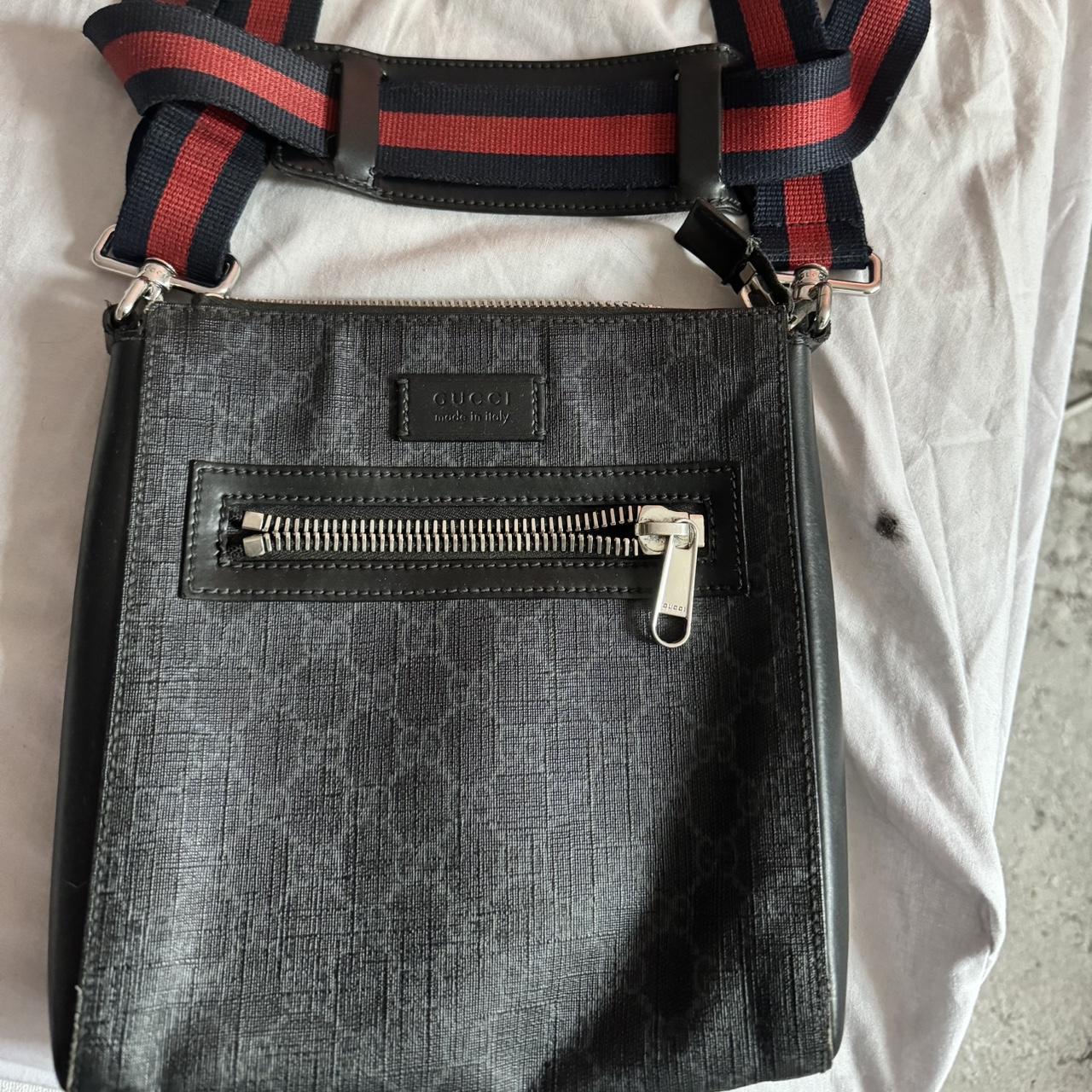 GG Supreme Black Small Messenger Bag | GUCCI® US