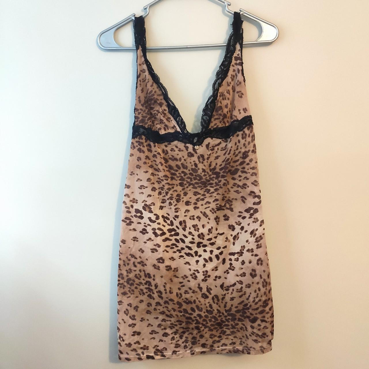 🖤 Victoria Secret very sexy Leopard Print Slip - Depop