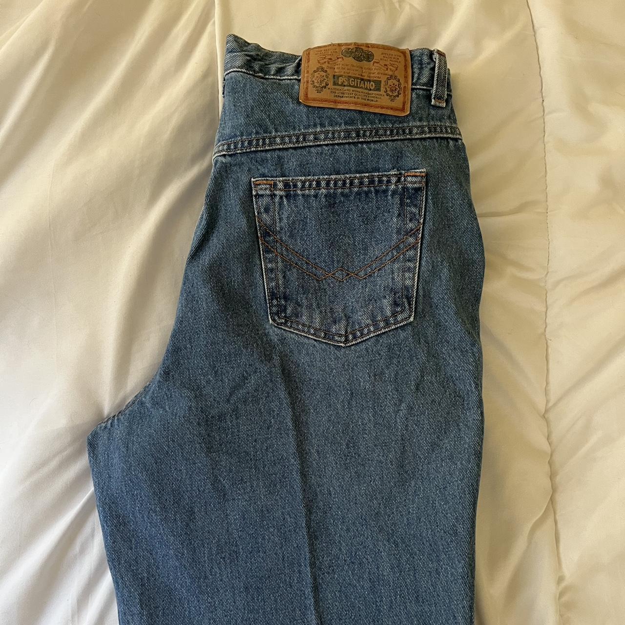 vintage gitano jeans straight leg size... - Depop
