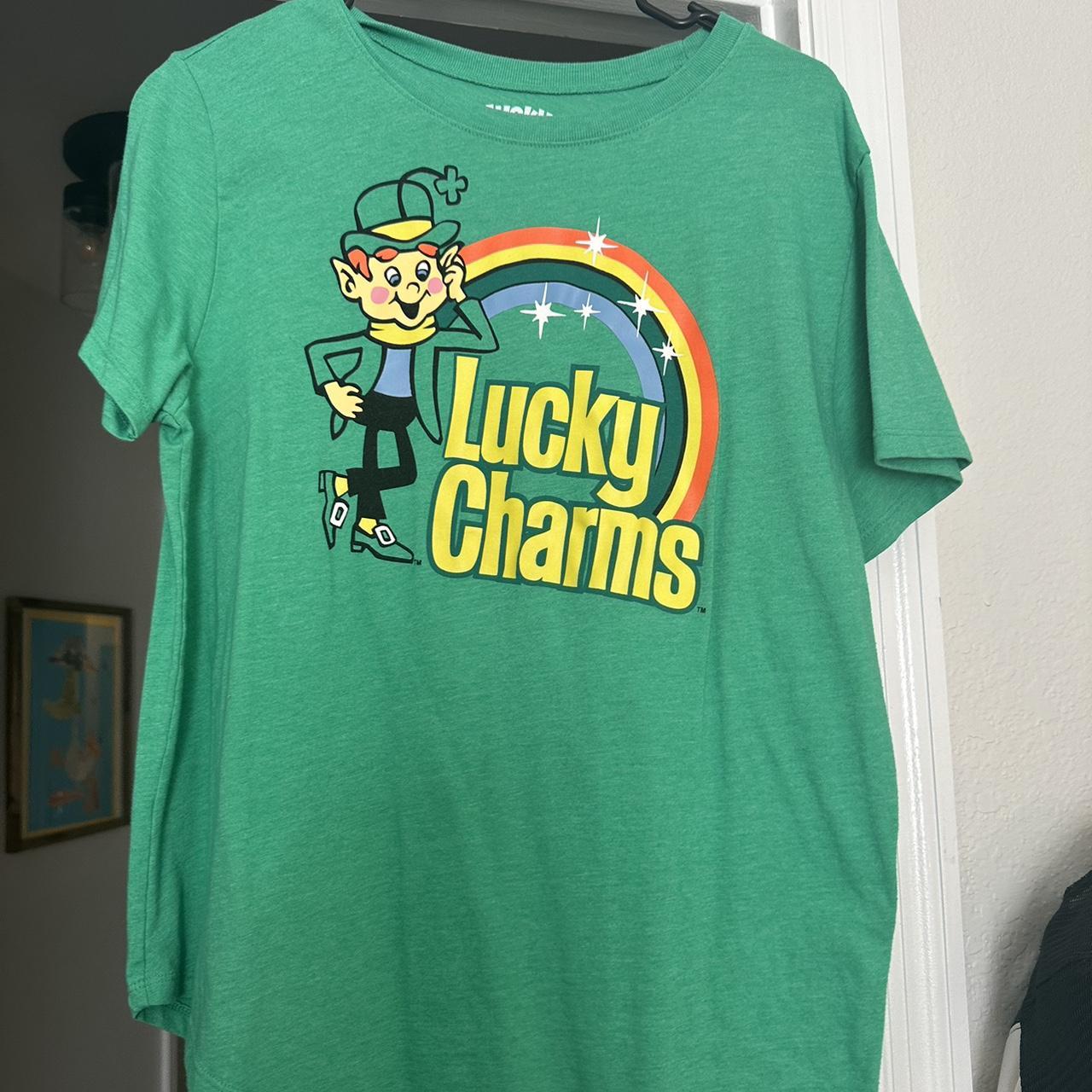 Lucky charms shirt. Worn a couple times. Fits like a... - Depop