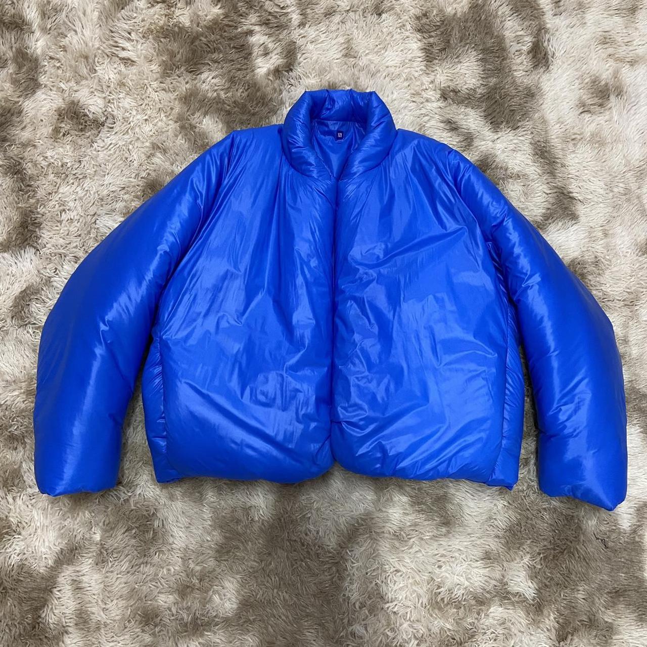 yeezy blue puffer