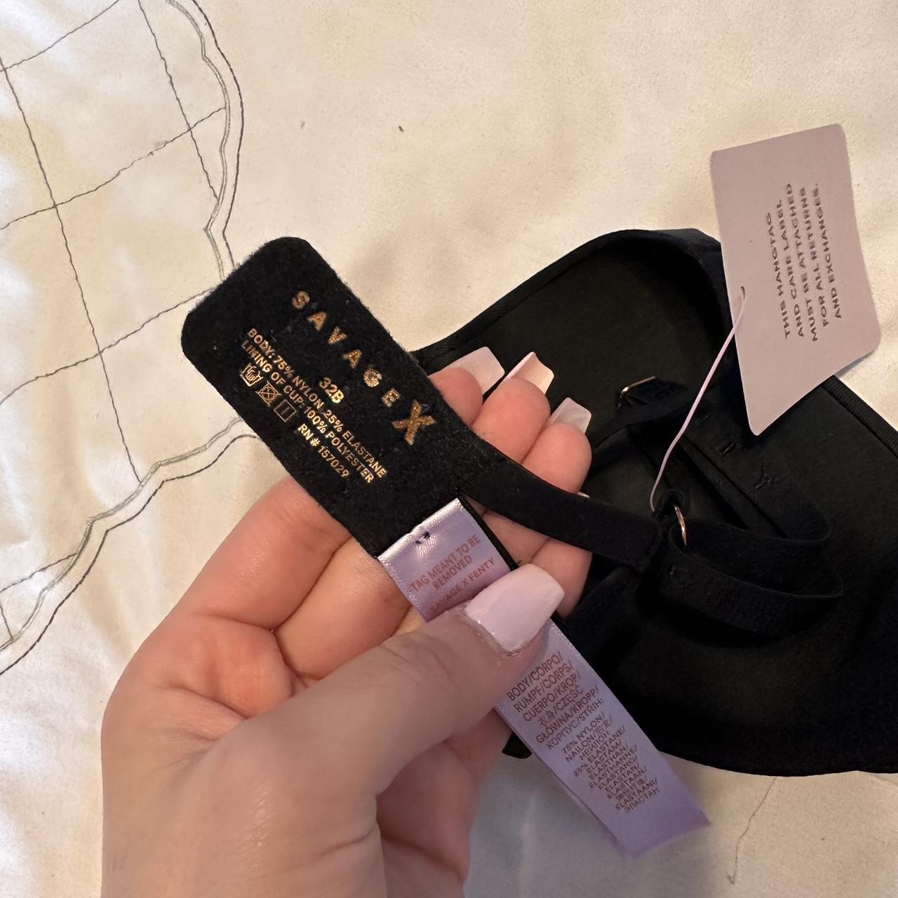 savage x fenty bra brand new with tags never worn 32b - Depop