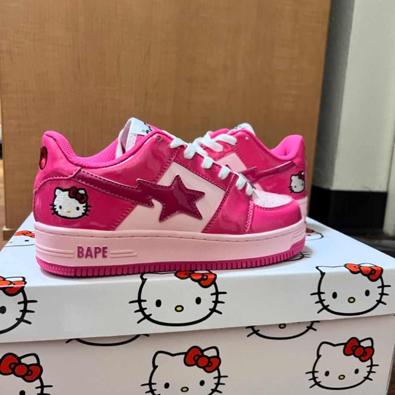 Pink Hello Kitty Shoes - Brand New W4/EU36 - Depop