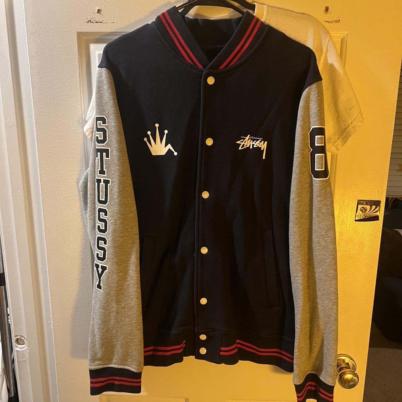 Stussy varsity-jacket - Depop Stussy varsity-jacket - Depop