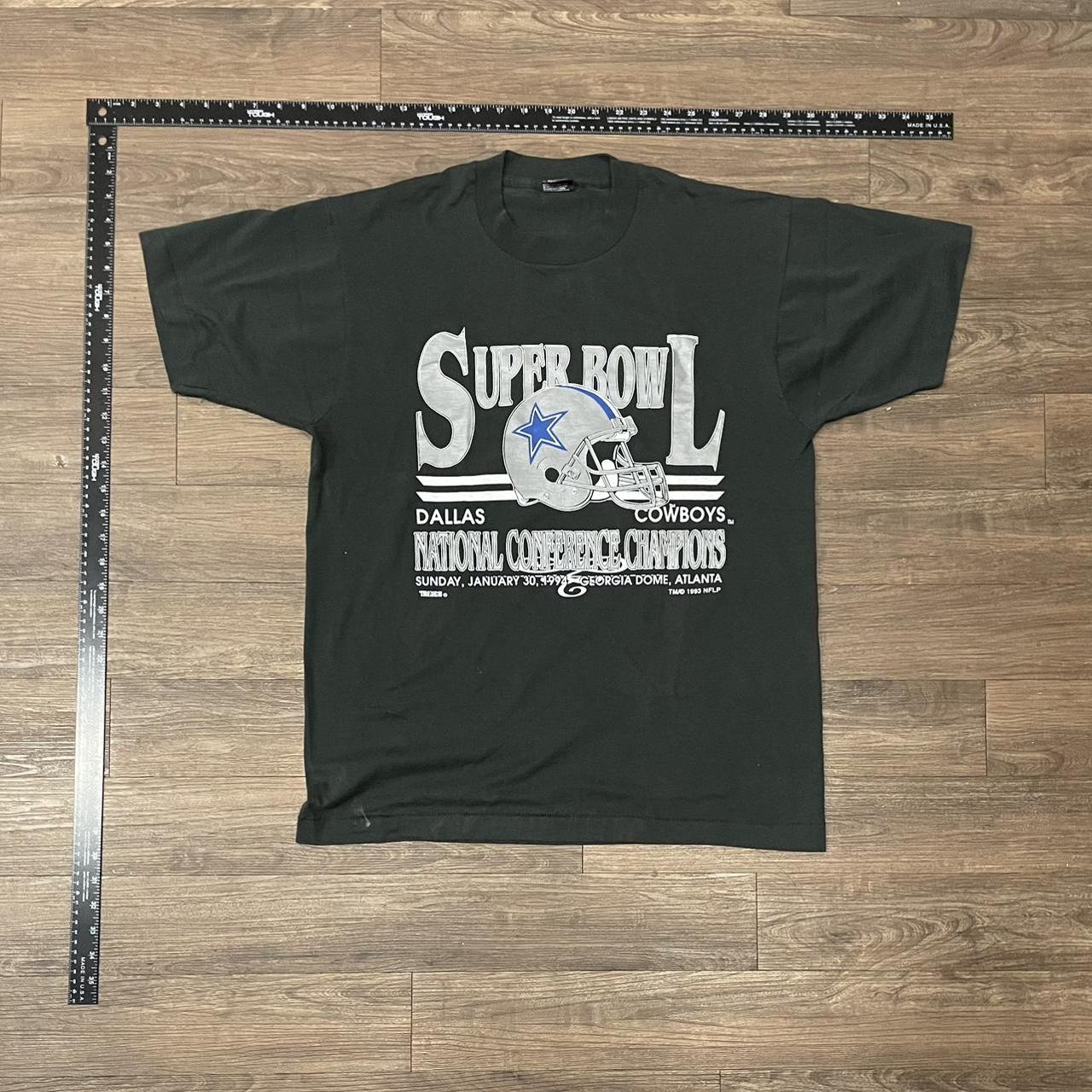 1993 Dallas Cowboys Super Bowl Champions Tee Single - Depop