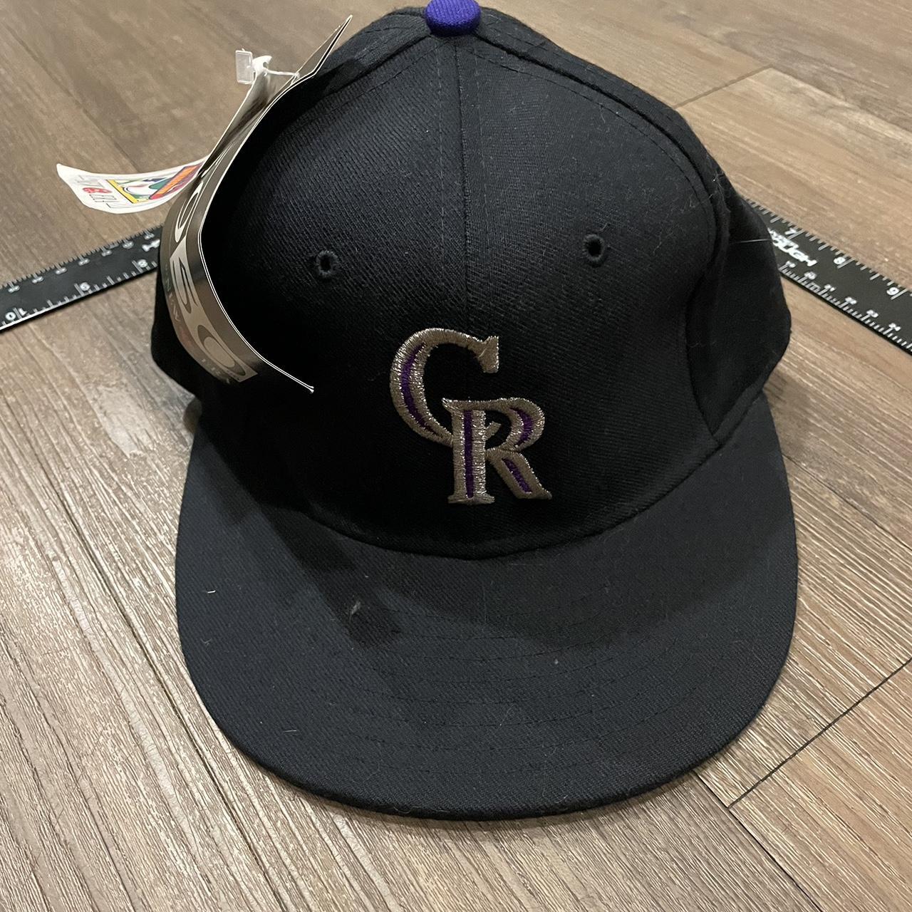 Vintage Logo 7 Colorado Rockies snapback hat in - Depop