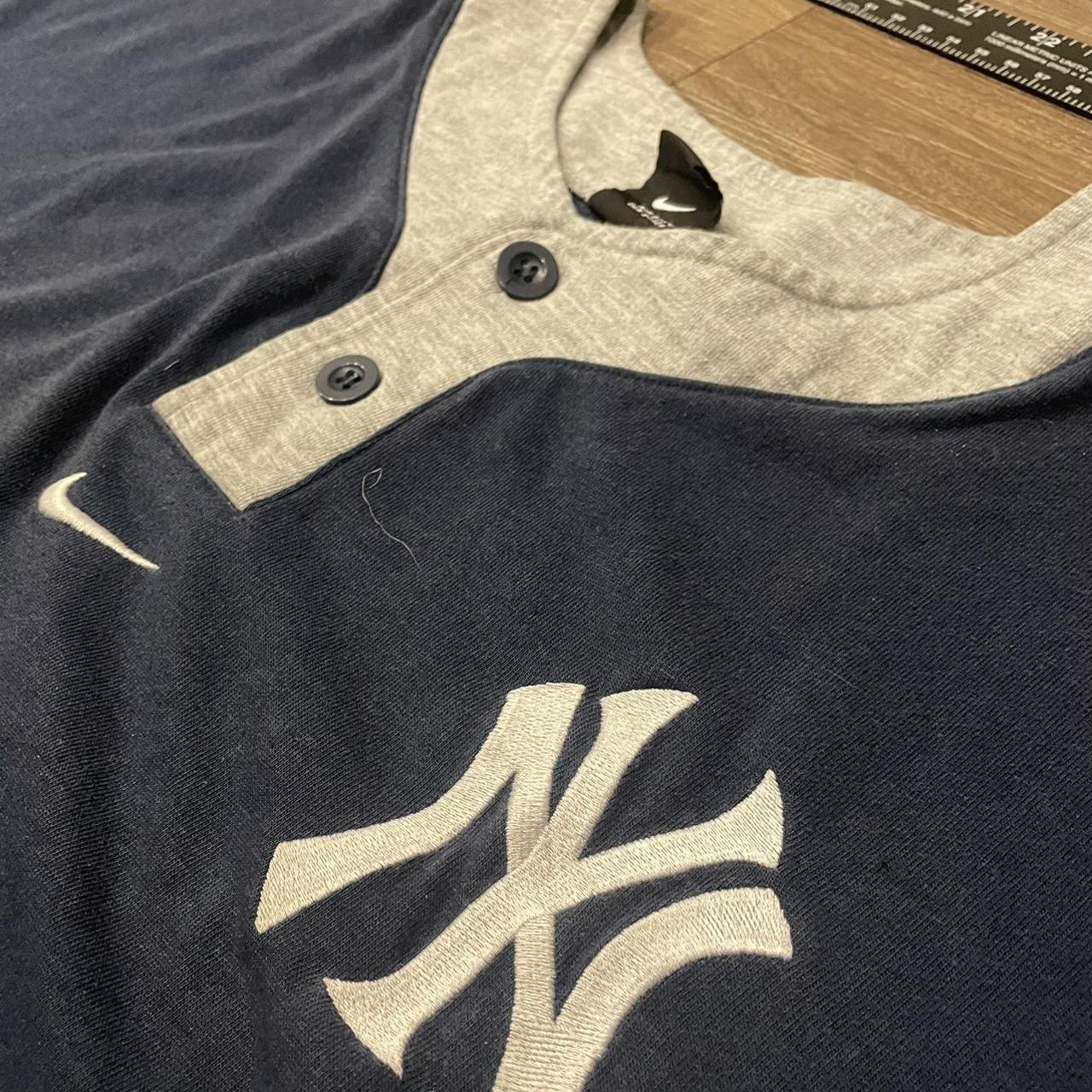 Nike Vintage “New York Yankees Baseball” Henley - Depop