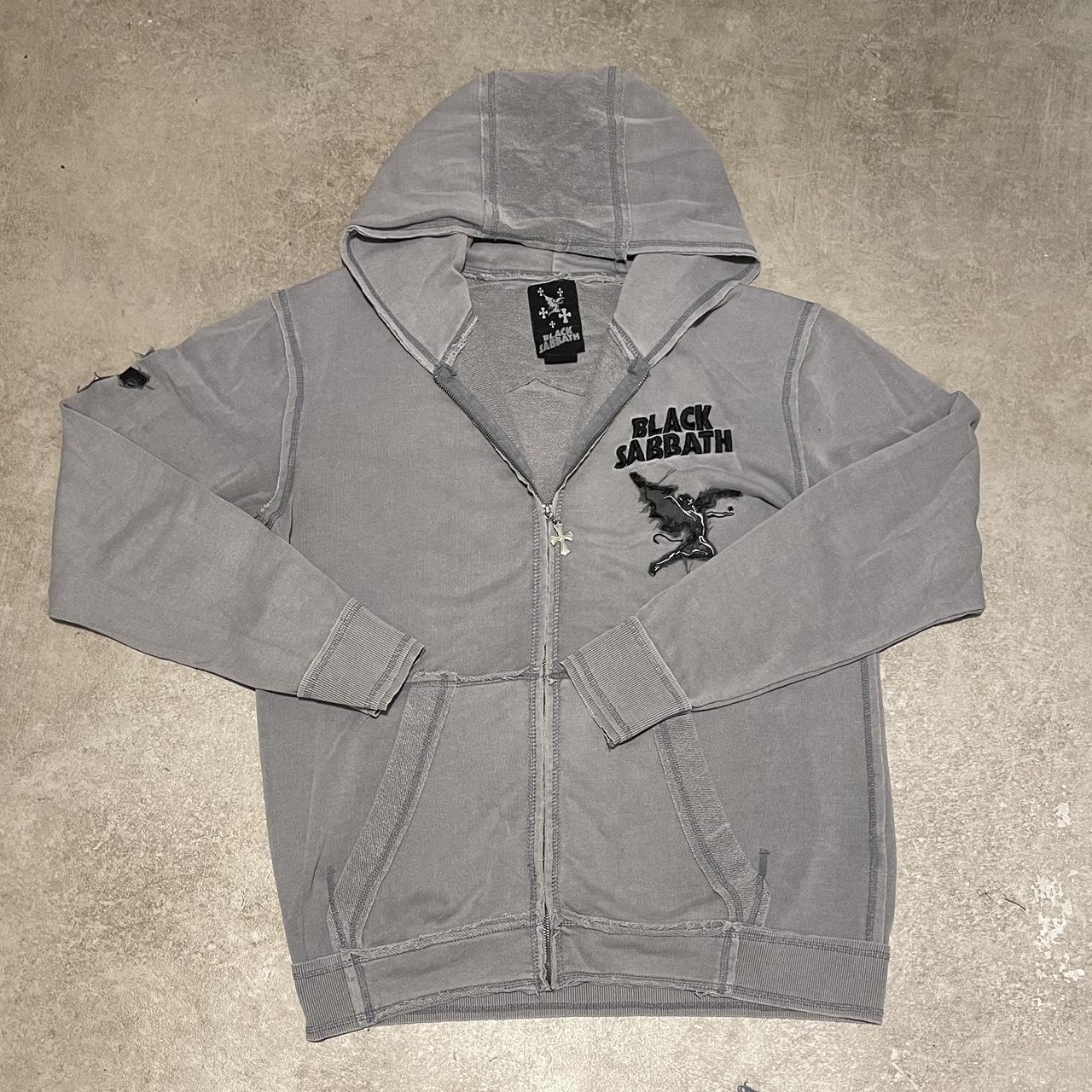 Black sabbath zip outlet up hoodie