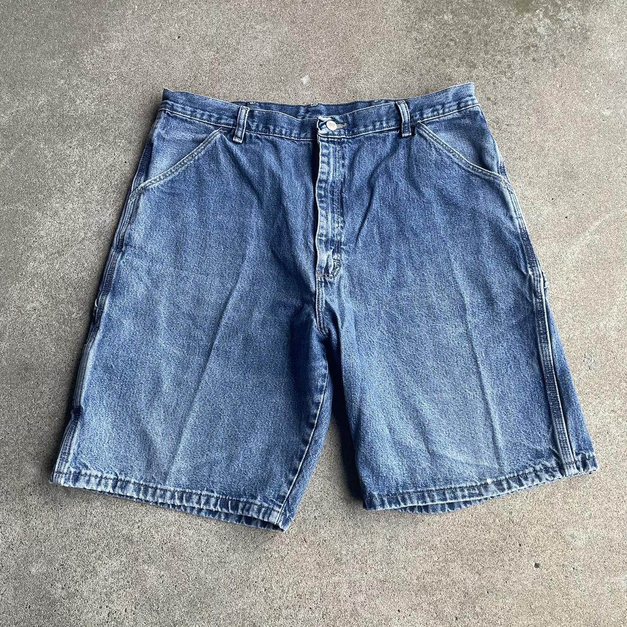 Vintage wrangler carpenter jorts Size 36 No... - Depop