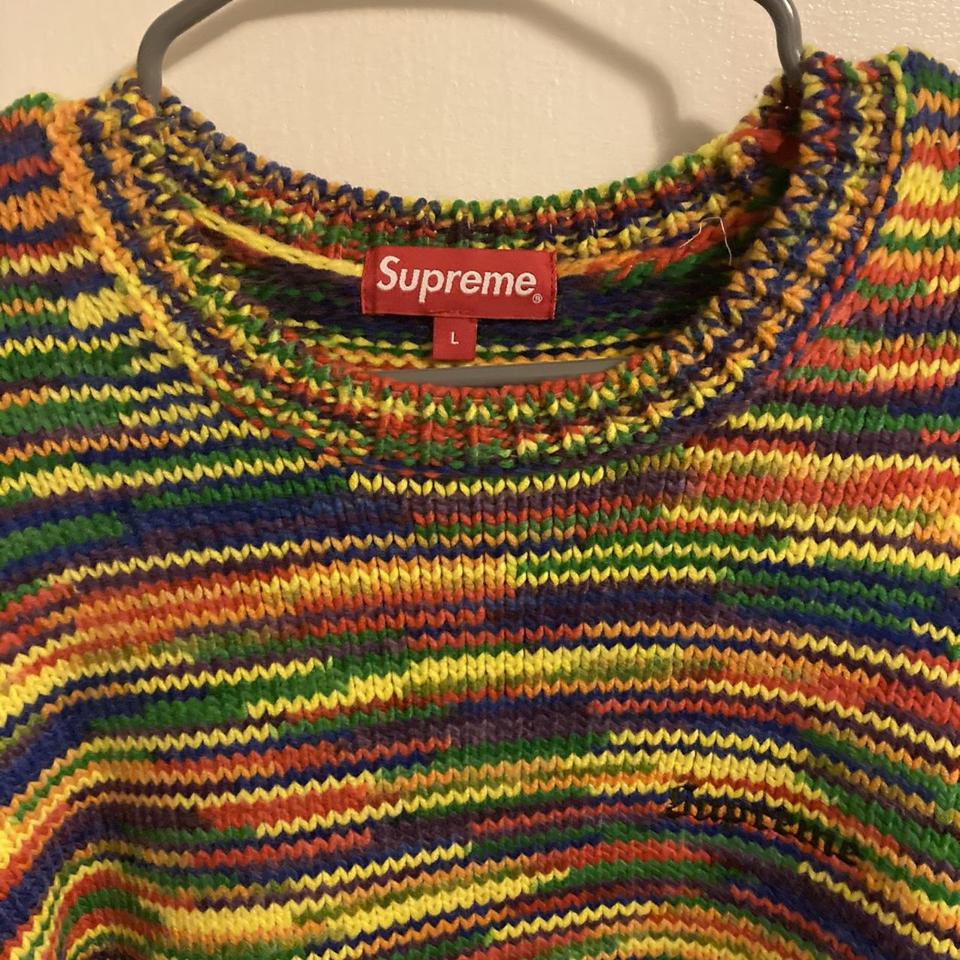 #Supreme Static Sweater , FW20 , Pretty cozy, worn a...