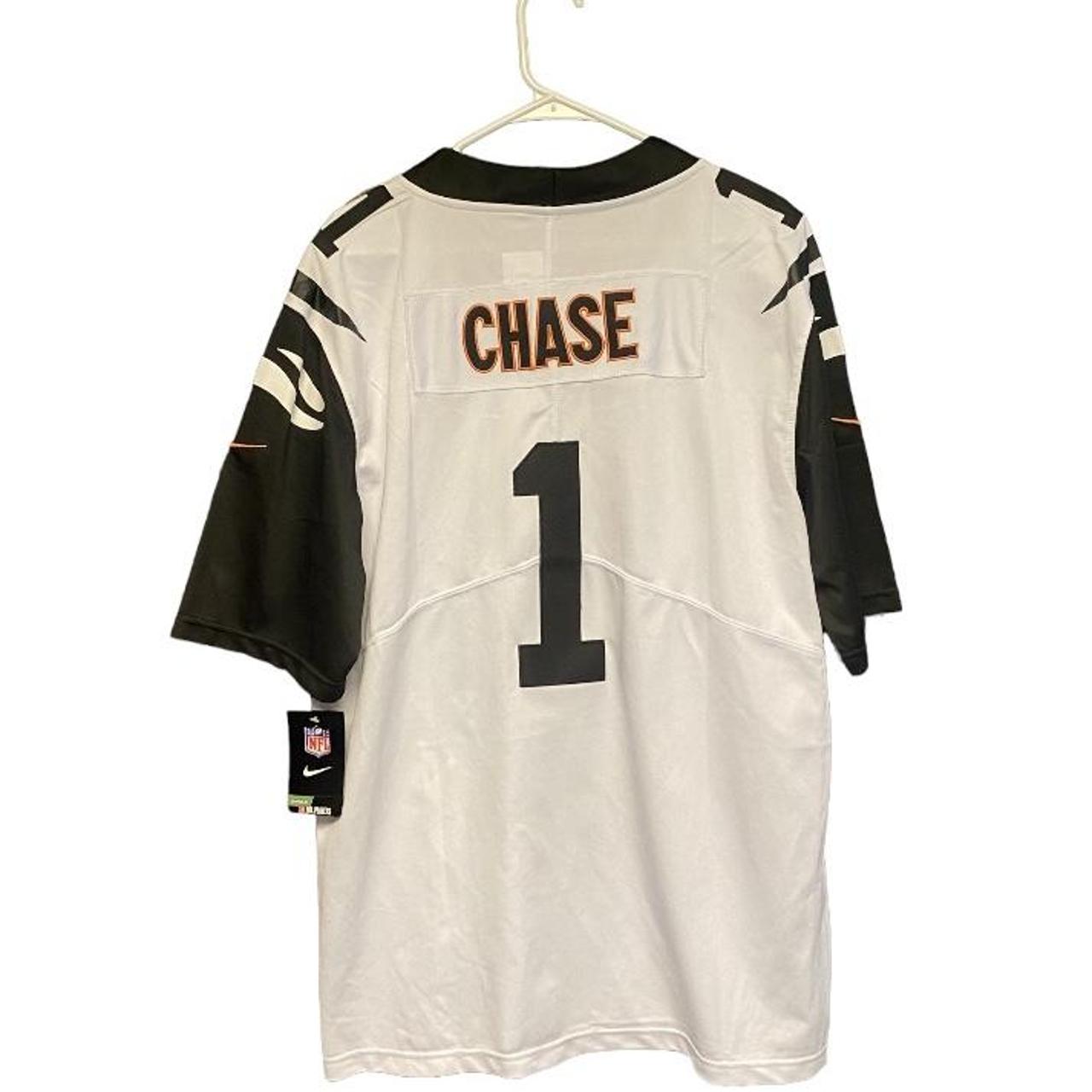 Nike, Shirts, Jamarr Chase White Cincinnati Bengals Jersey