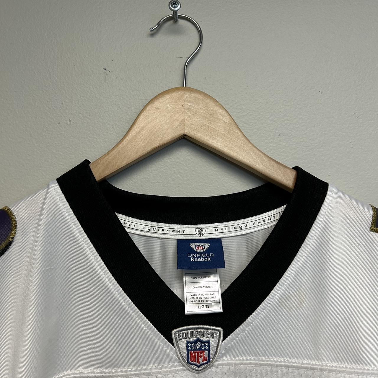 Ray Lewis Baltimore Ravens White Football Jersey - Depop