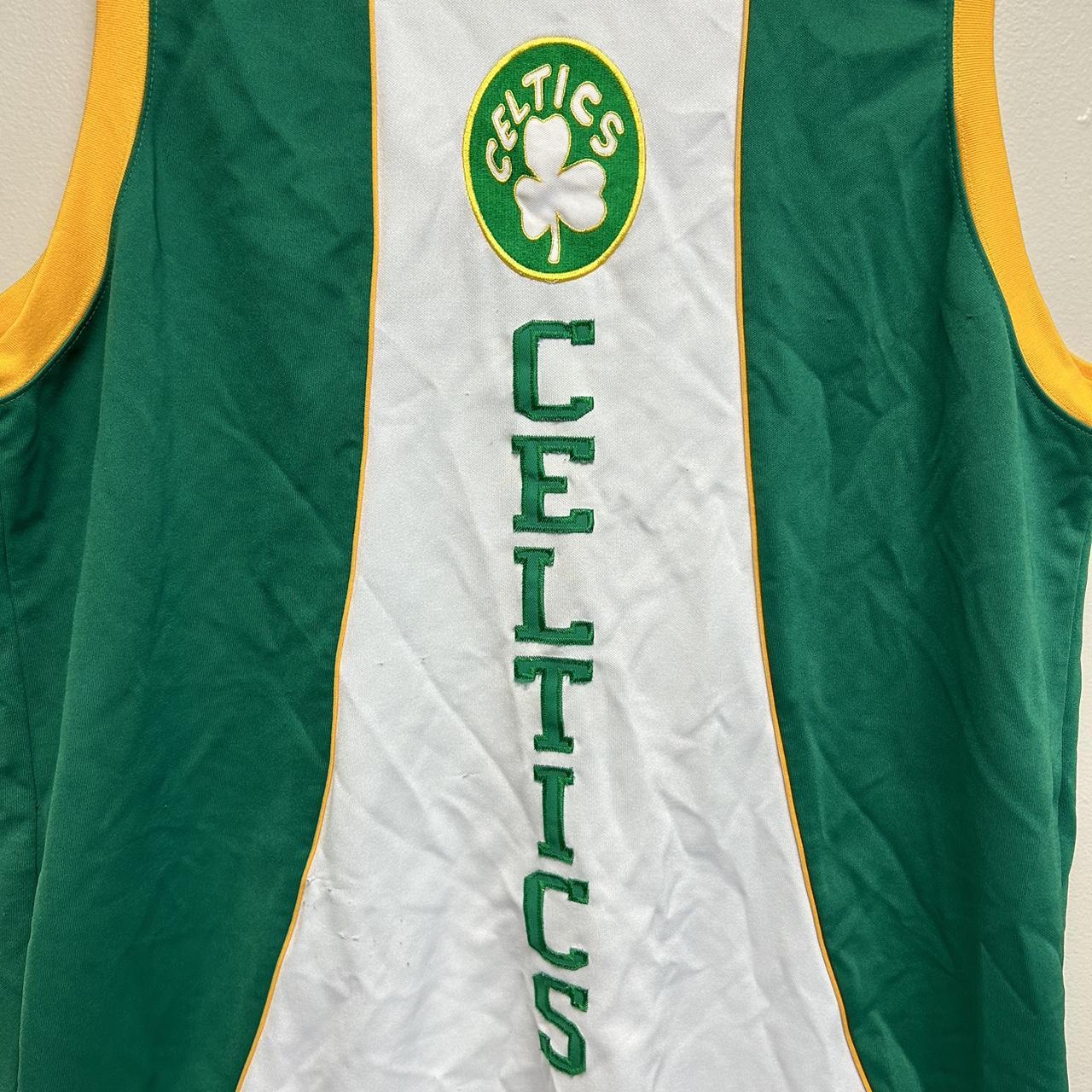 Majestic, Shirts, Hardwood Classic Retro Celtics Jersey