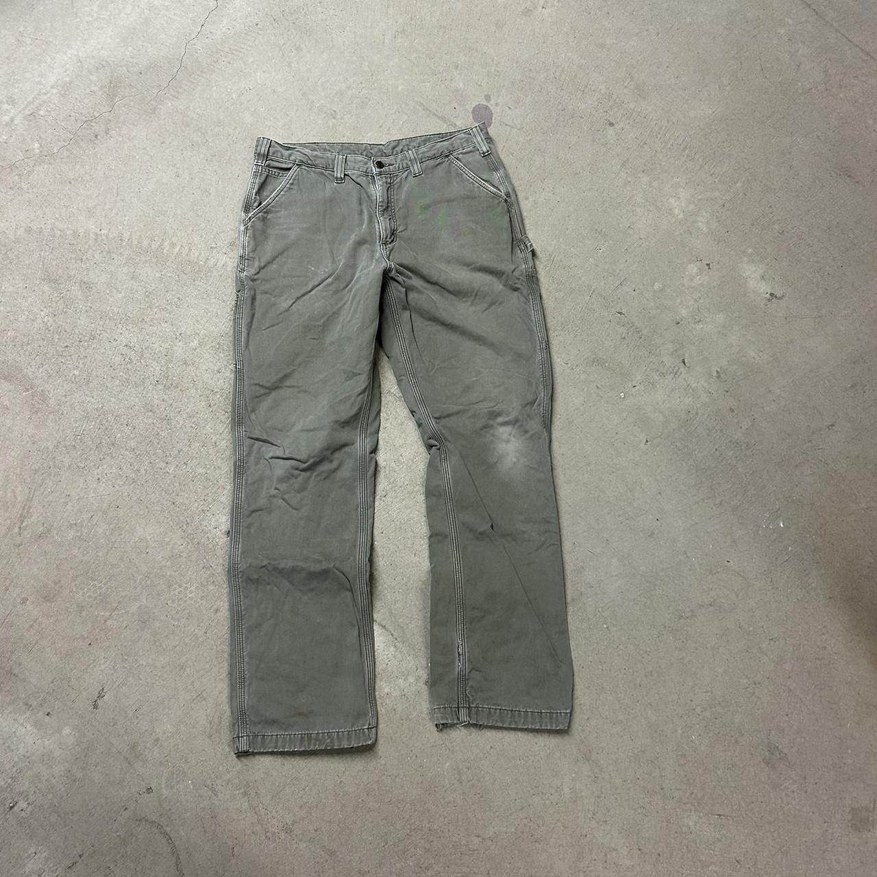 Carhartt flannel lined pants hot sale