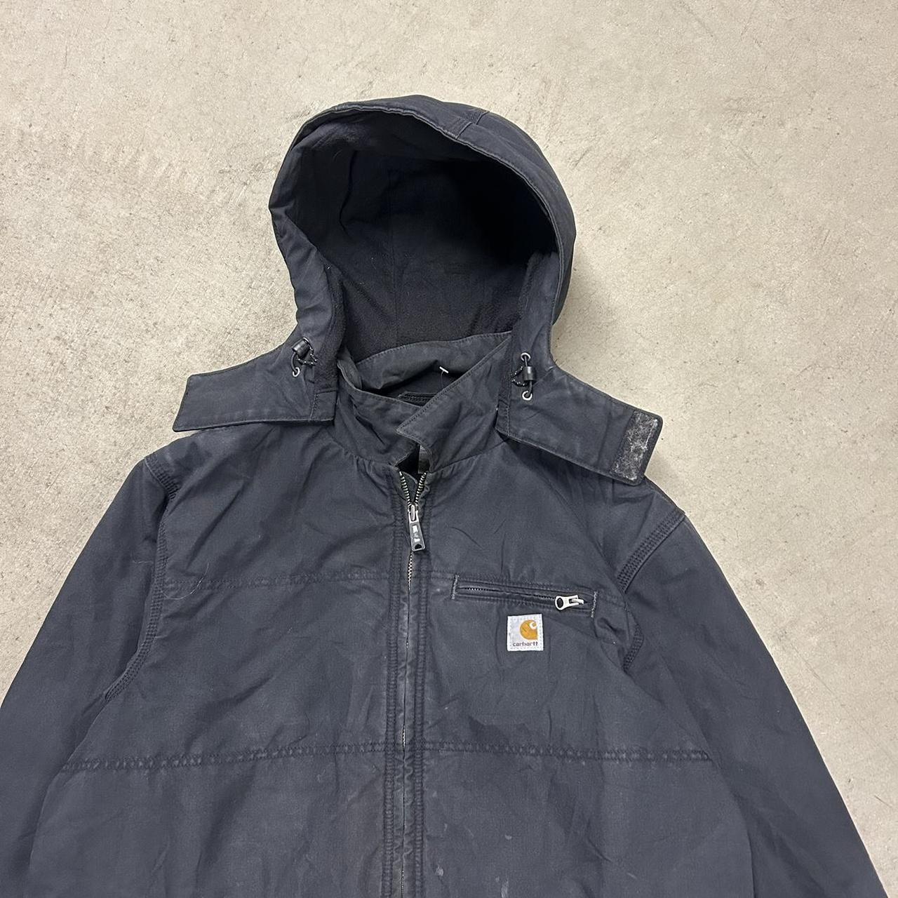 Carhartt hooded jacket size xl tall This Carhartt. Depop