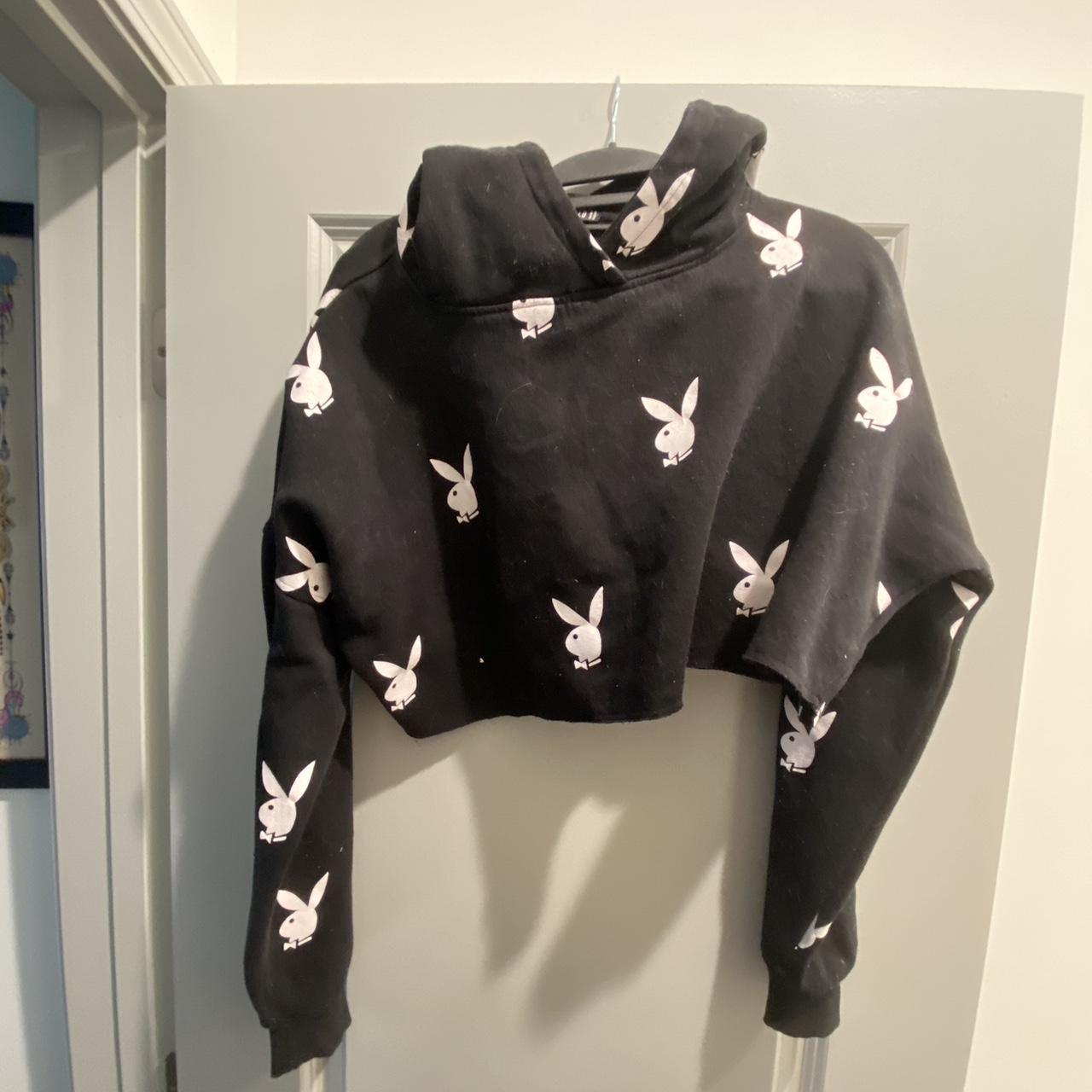 Playboy cropped hoodie Clearance