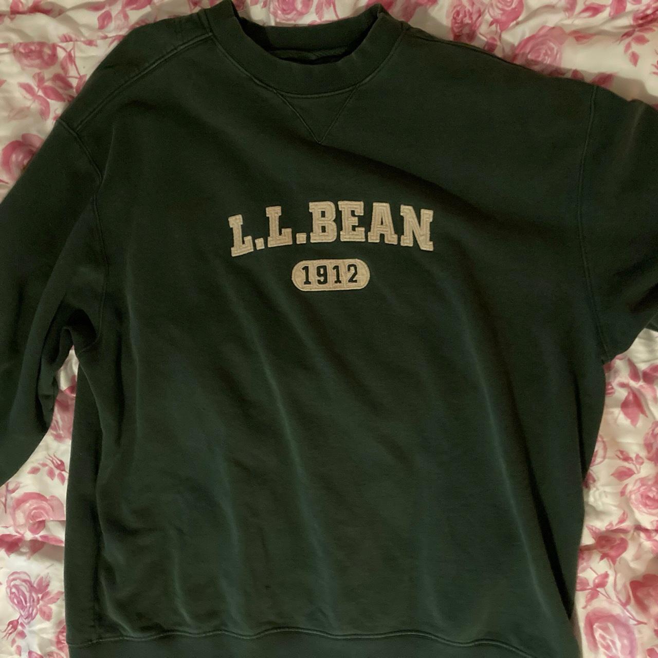 Vintage dark green L.L.Bean Men’s Sweater >thick... Depop