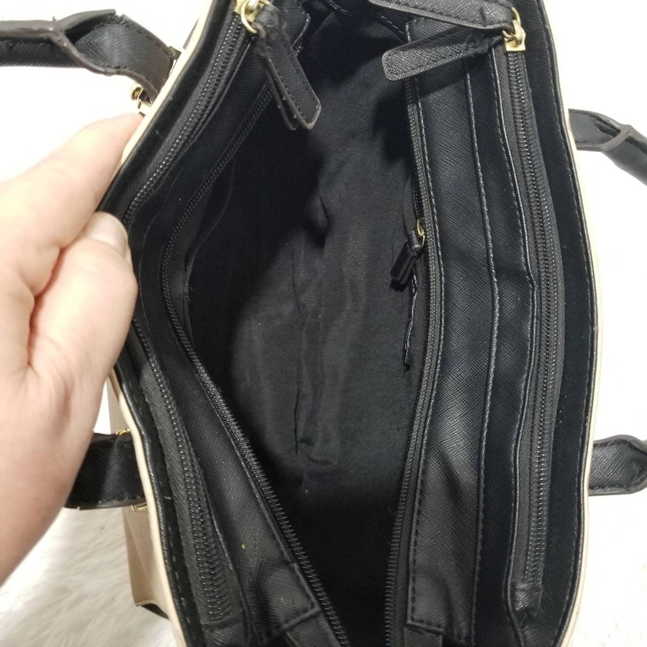 Liz Claiborne Tuxedo Tote Bag