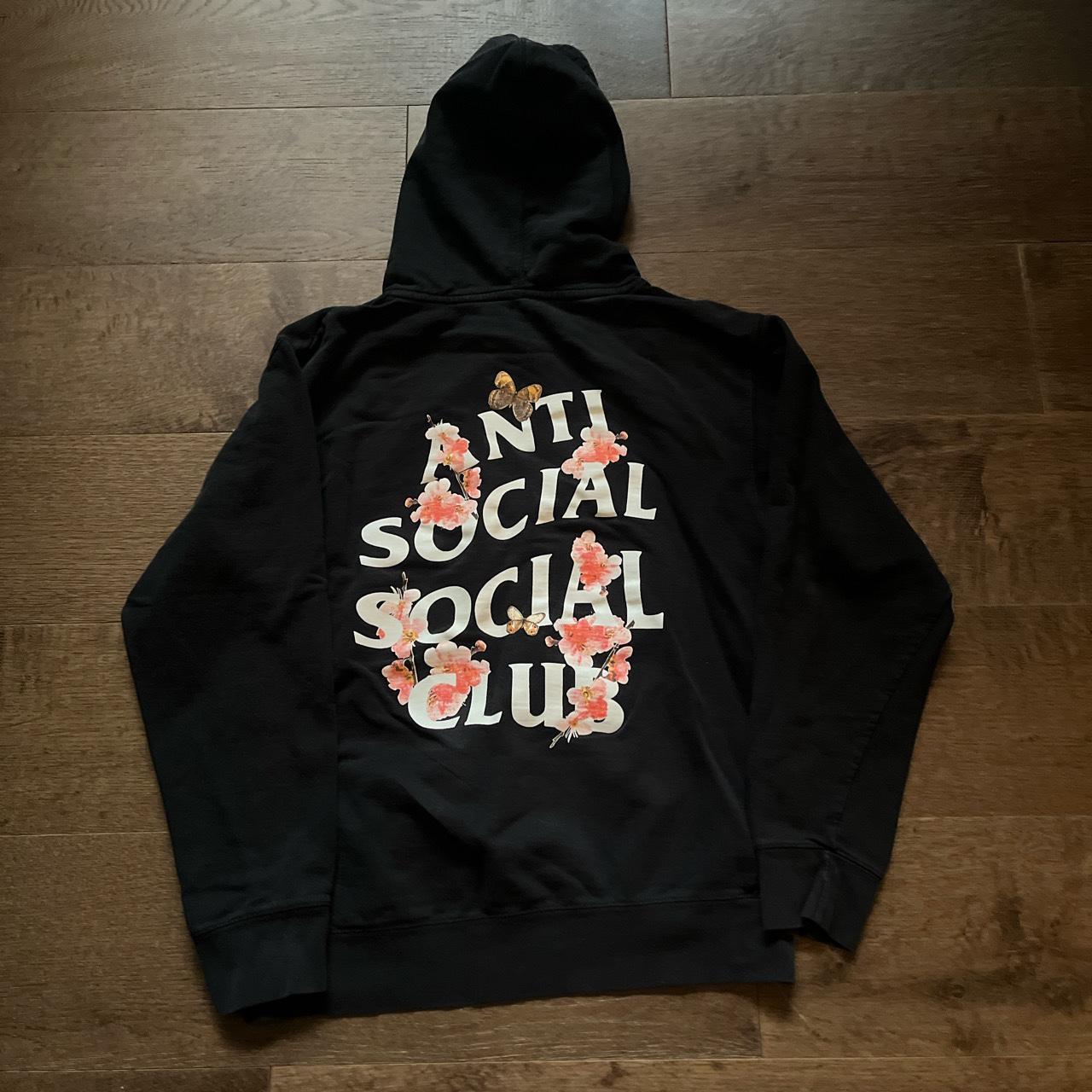 ANTI SOCIAL CLUB Kkoch Black Zip Hoody-